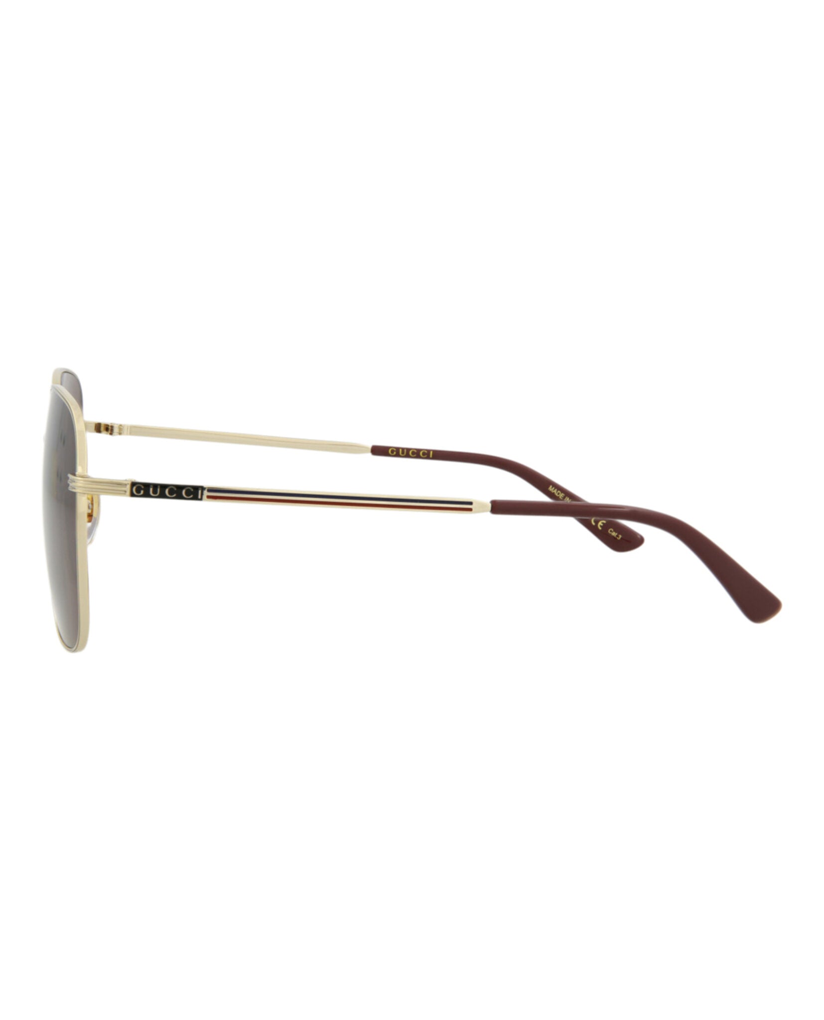 Square-Frame Metal Sunglasses
