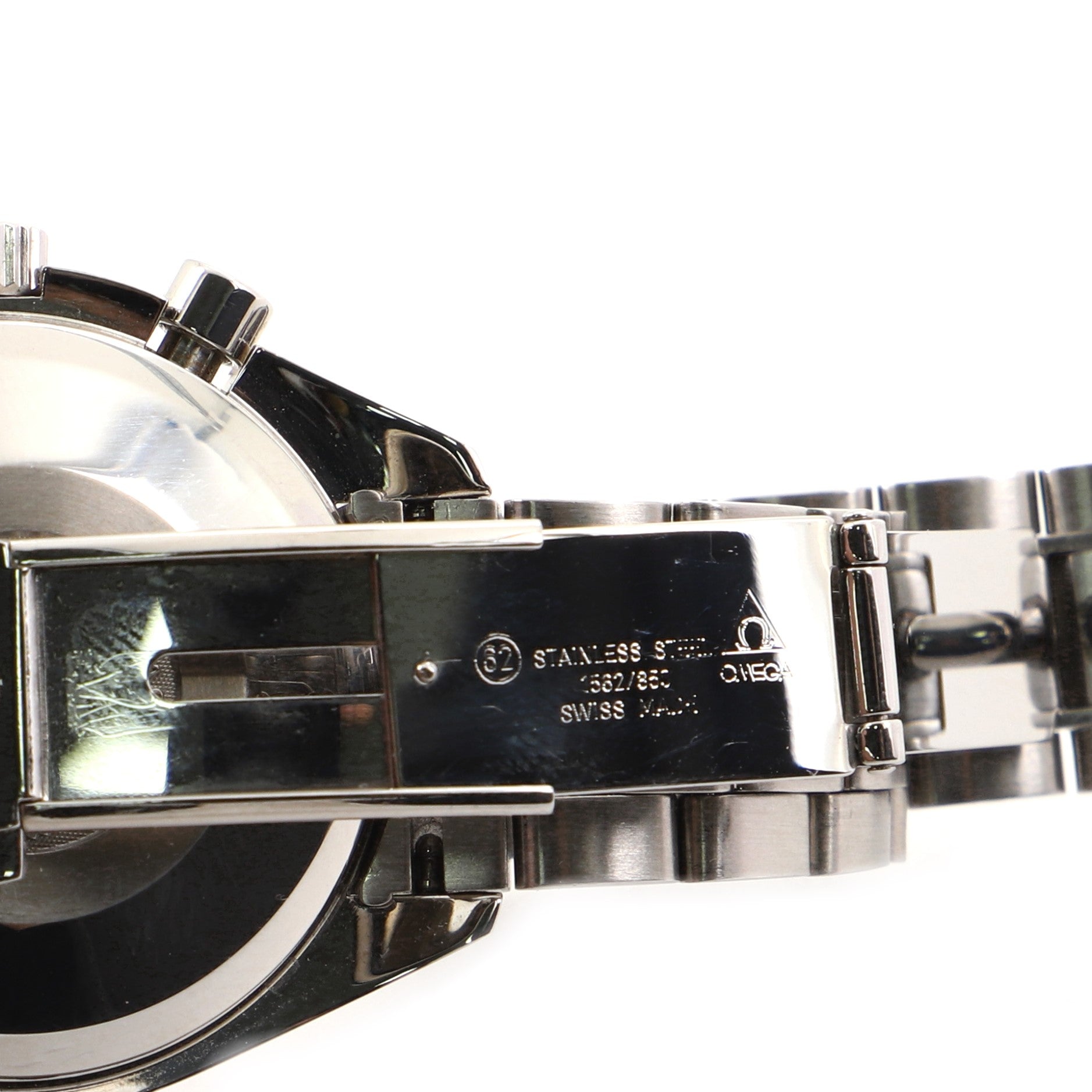 Omega Speedmaster Date Chronograph Automatic Watch Stainless Steel 39
