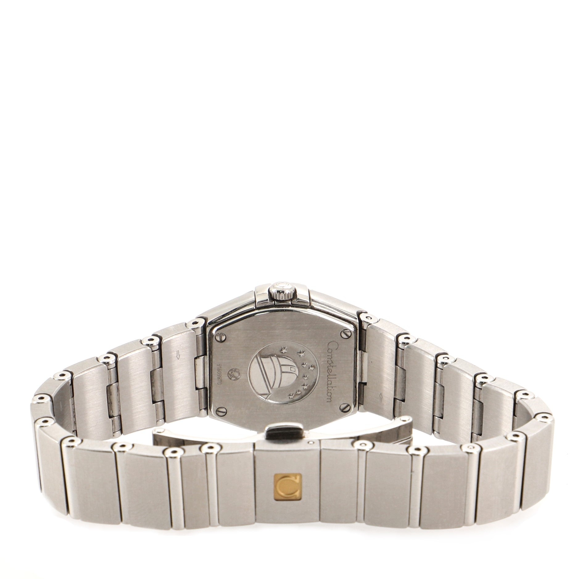 Omega Constellation Orbis Star Quartz Stainless Steel with Diamond Bezel and Mother-of-Pearl 24 Watch