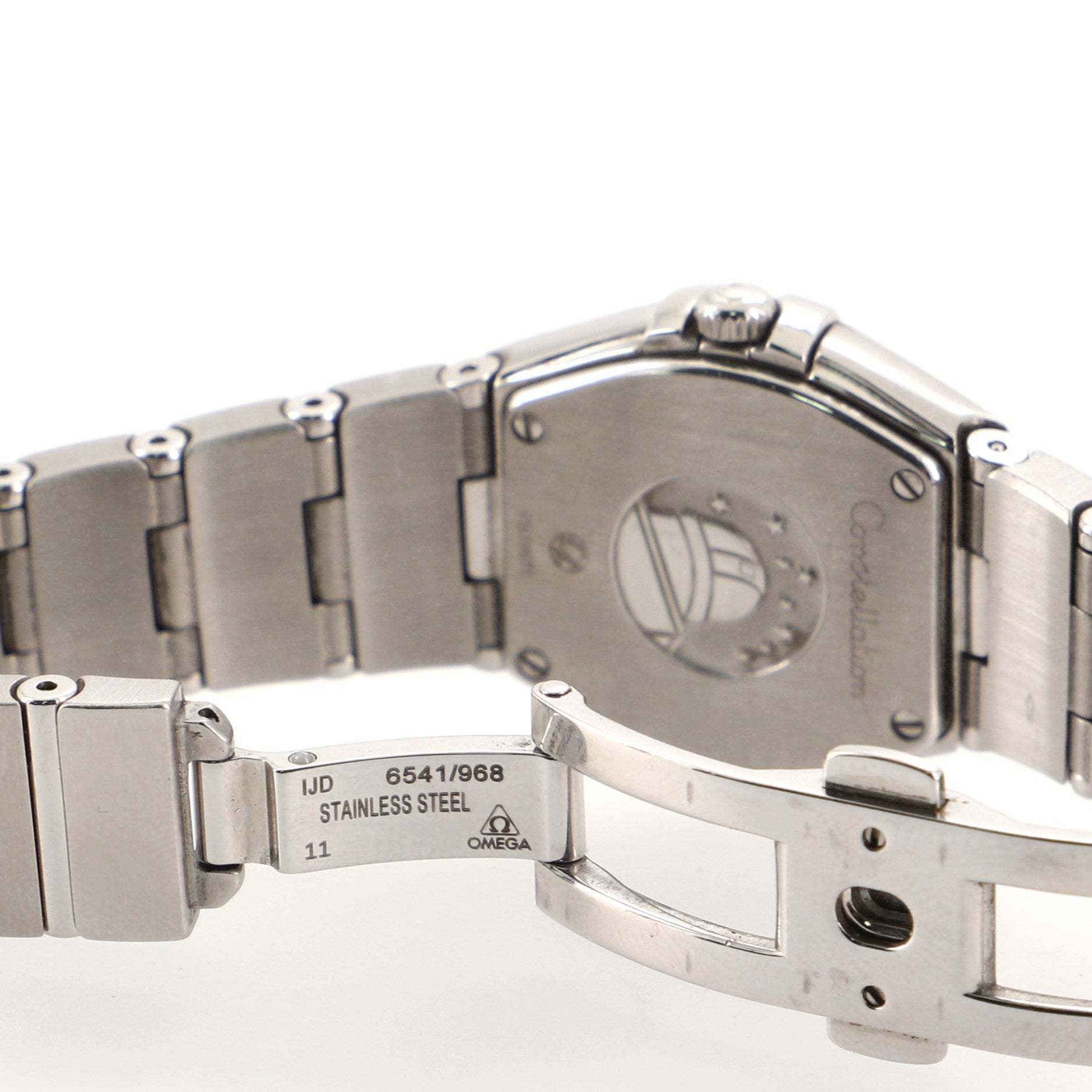 Omega Constellation Orbis Star Quartz Stainless Steel with Diamond Bezel and Mother-of-Pearl 24 Watch