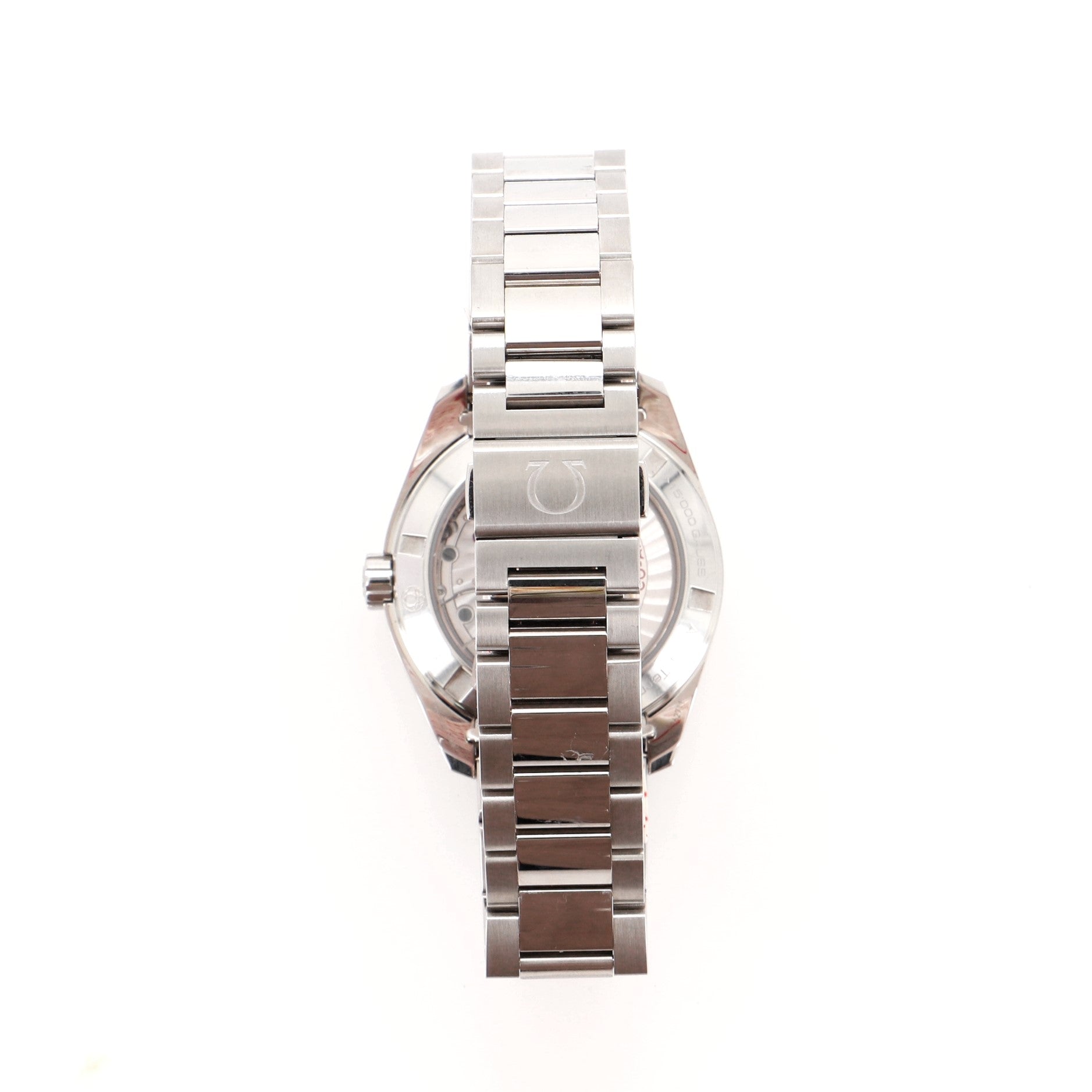 Omega Seamaster Aqua Terra 150M Co-Axial Master Chronometer Automatic Watch Stainless Steel with Diamond Markers and Mother of Pearl 38
