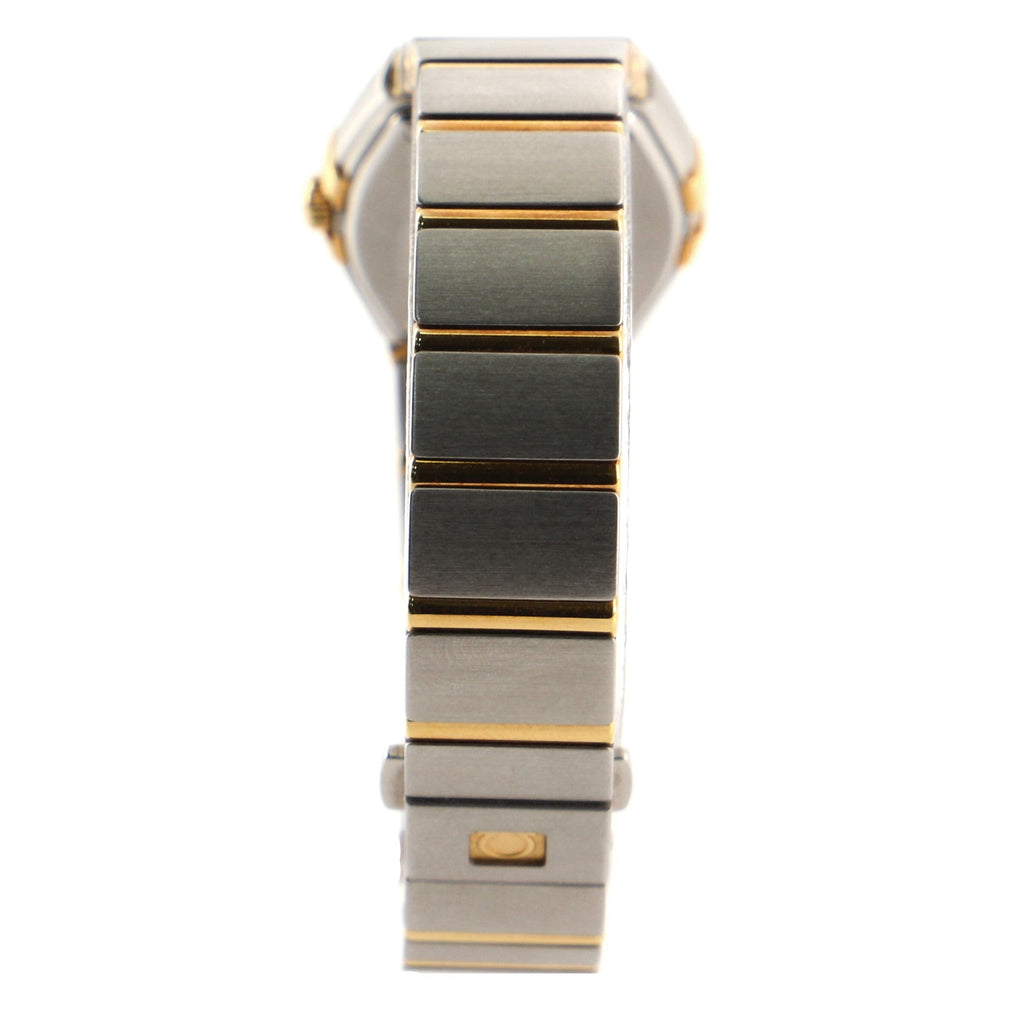Omega Constellation Orbis Star Quartz Watch Stainless Steel and Yellow Gold with Diamond Bezel and Mother-of-Pearl 24