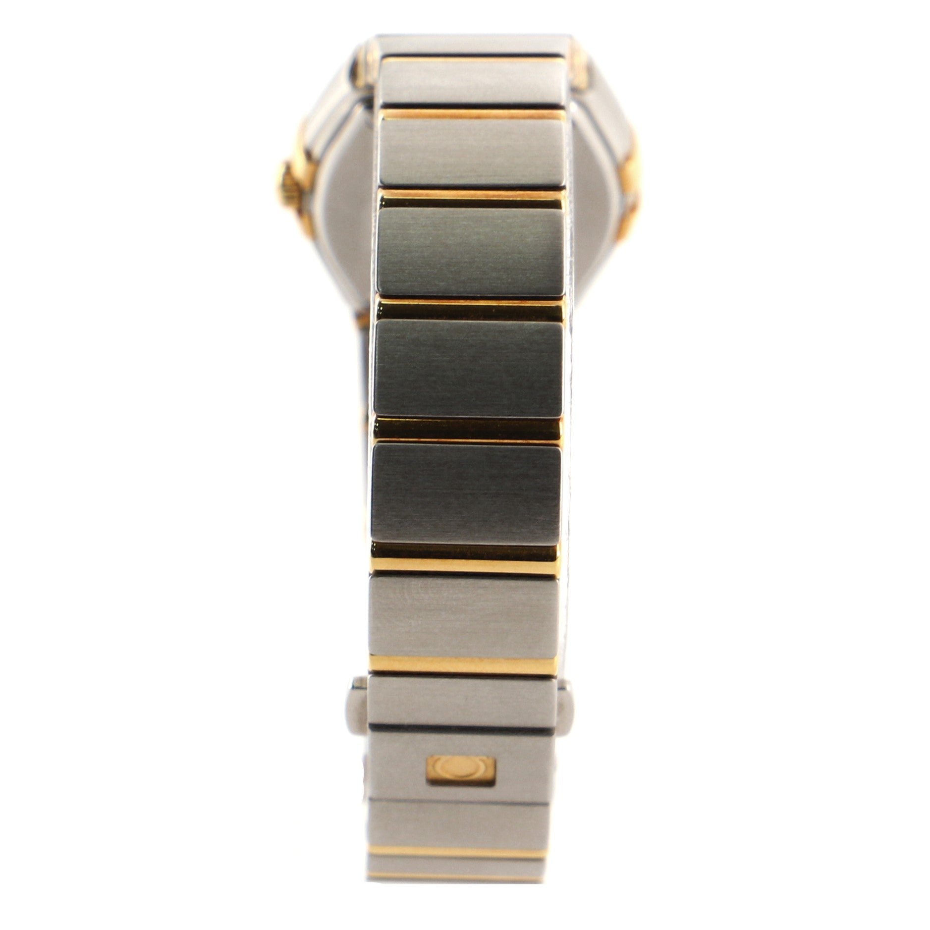 Omega Constellation Orbis Star Quartz Watch Stainless Steel and Yellow Gold with Diamond Bezel and Mother-of-Pearl 24