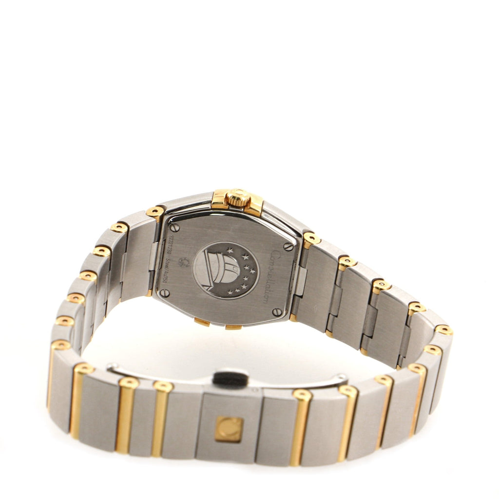 Omega Constellation Orbis Star Quartz Watch Stainless Steel and Yellow Gold with Diamond Bezel and Mother-of-Pearl 24