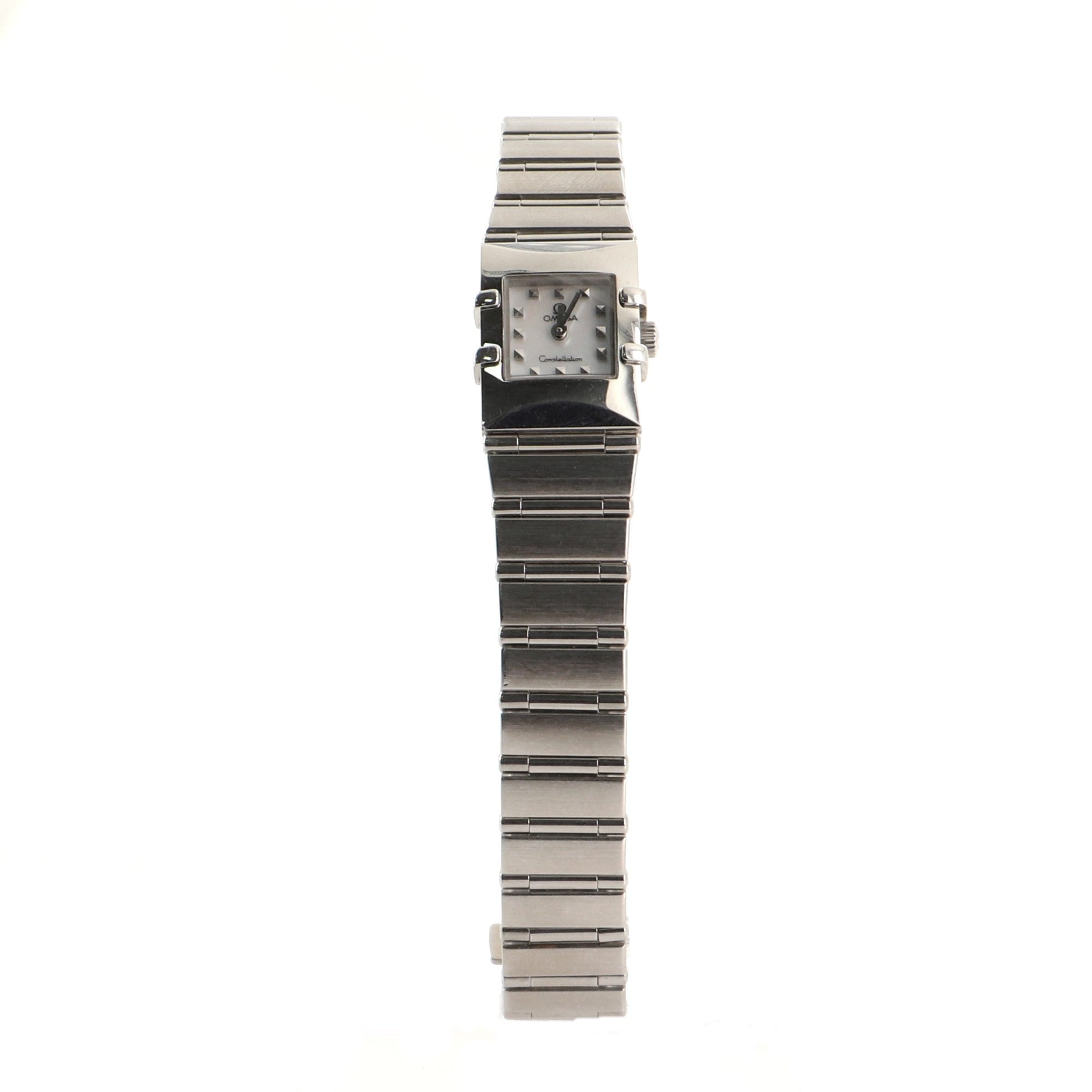 Omega Constellation Quadra Quartz Watch Stainless Steel and Mother of Pearl 17