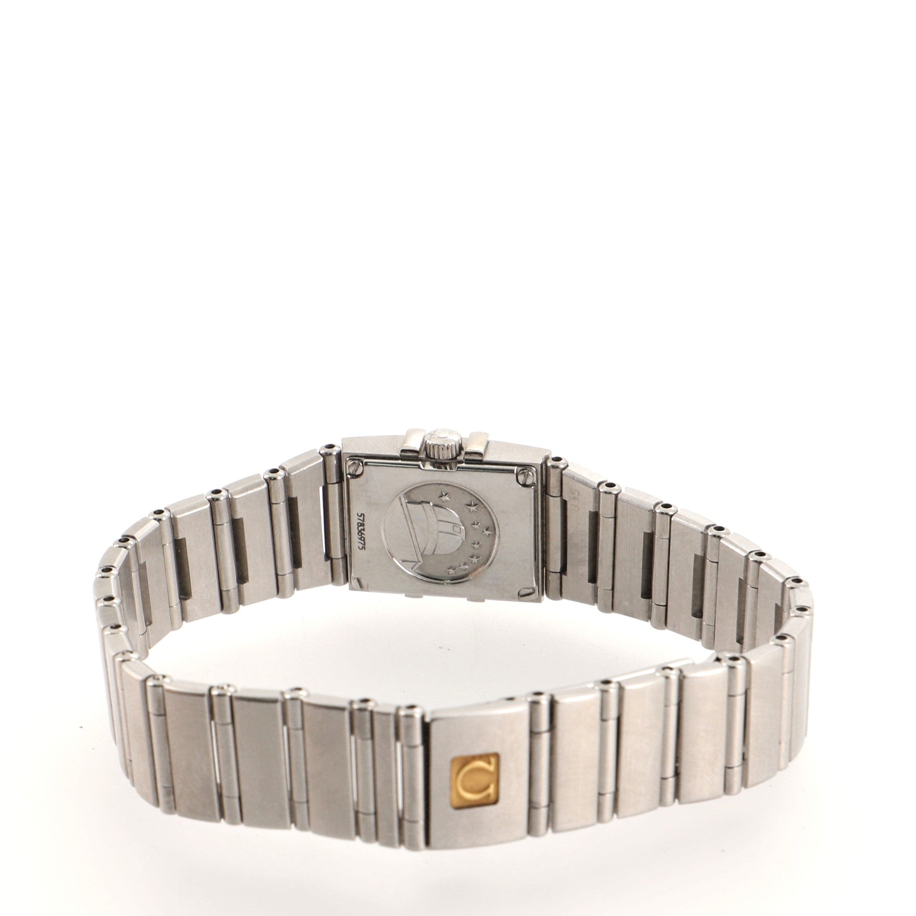 Omega Constellation Quadra Quartz Watch Stainless Steel and Mother of Pearl 17