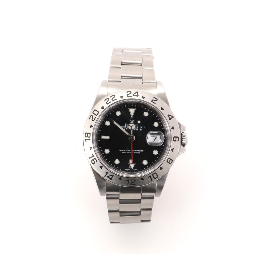Rolex Oyster Perpetual Explorer II Automatic Watch Stainless Steel 40