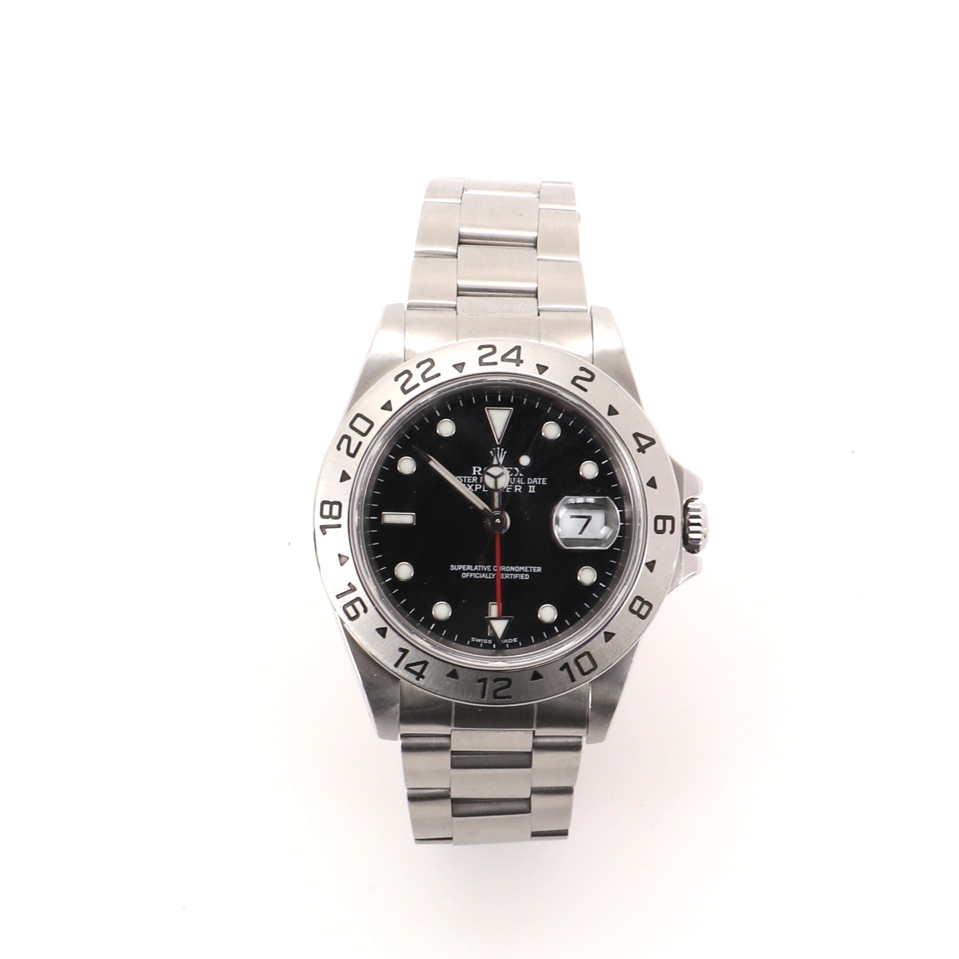 Rolex Oyster Perpetual Explorer II Automatic Watch Stainless Steel 40