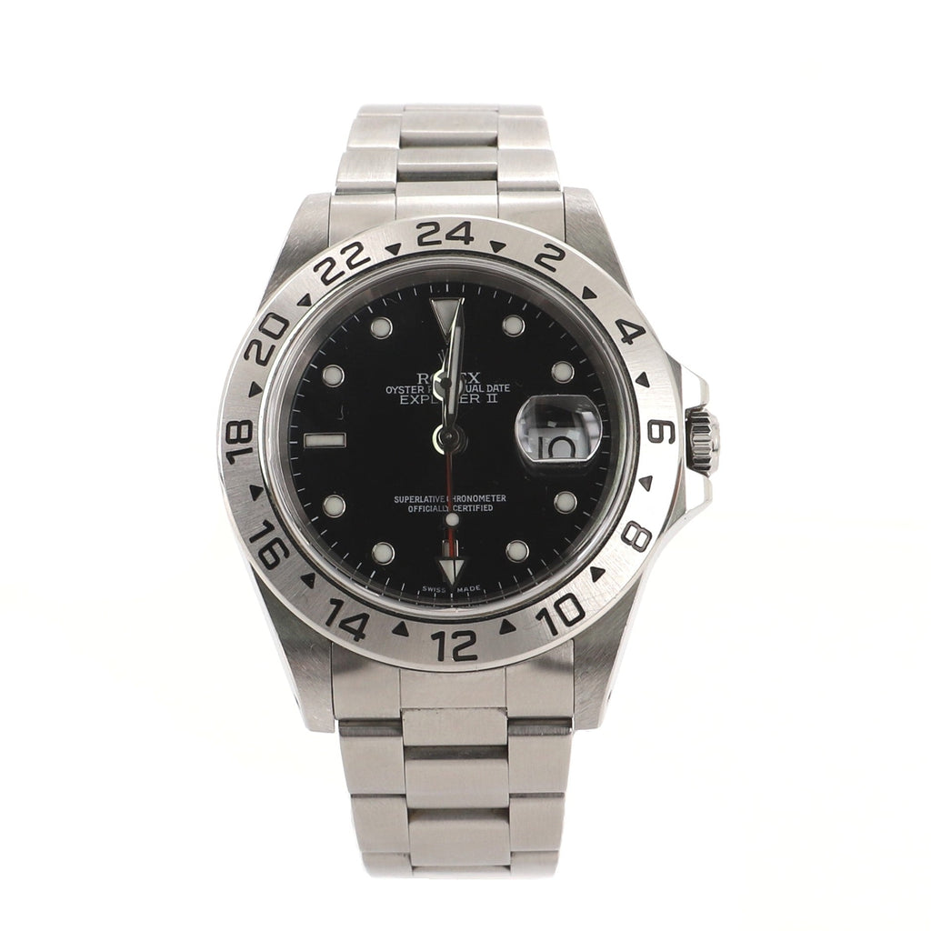 Rolex Oyster Perpetual Explorer II Automatic Watch Stainless Steel 40
