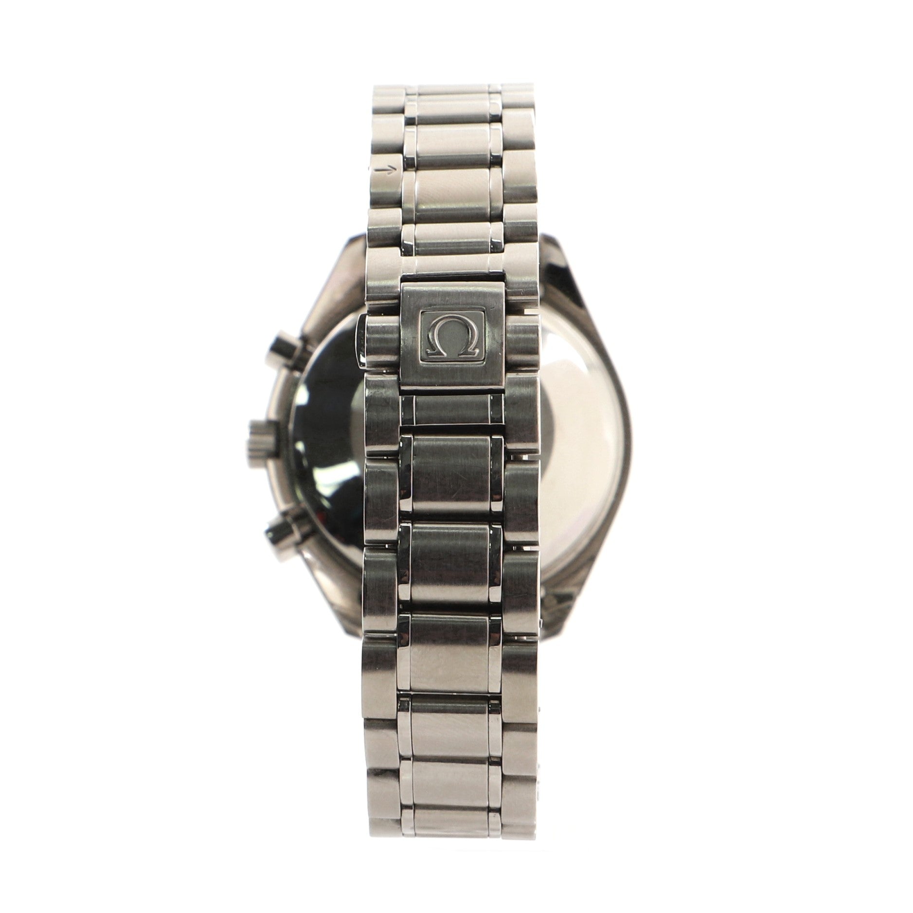 Omega Speedmaster Date Chronograph Automatic Watch Stainless Steel 39