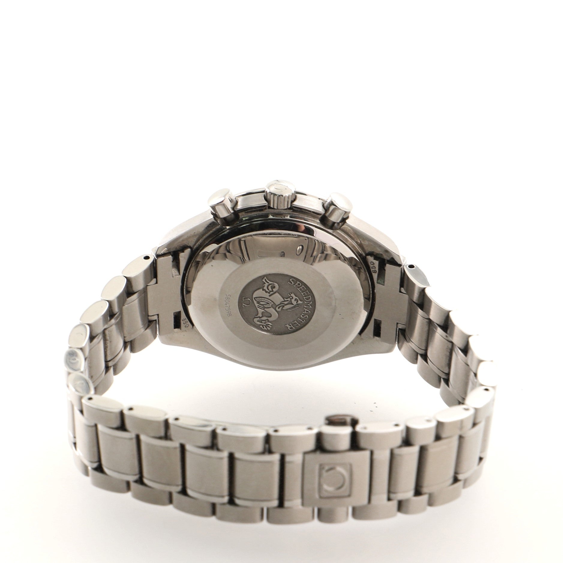 Omega Speedmaster Date Chronograph Automatic Watch Stainless Steel 39