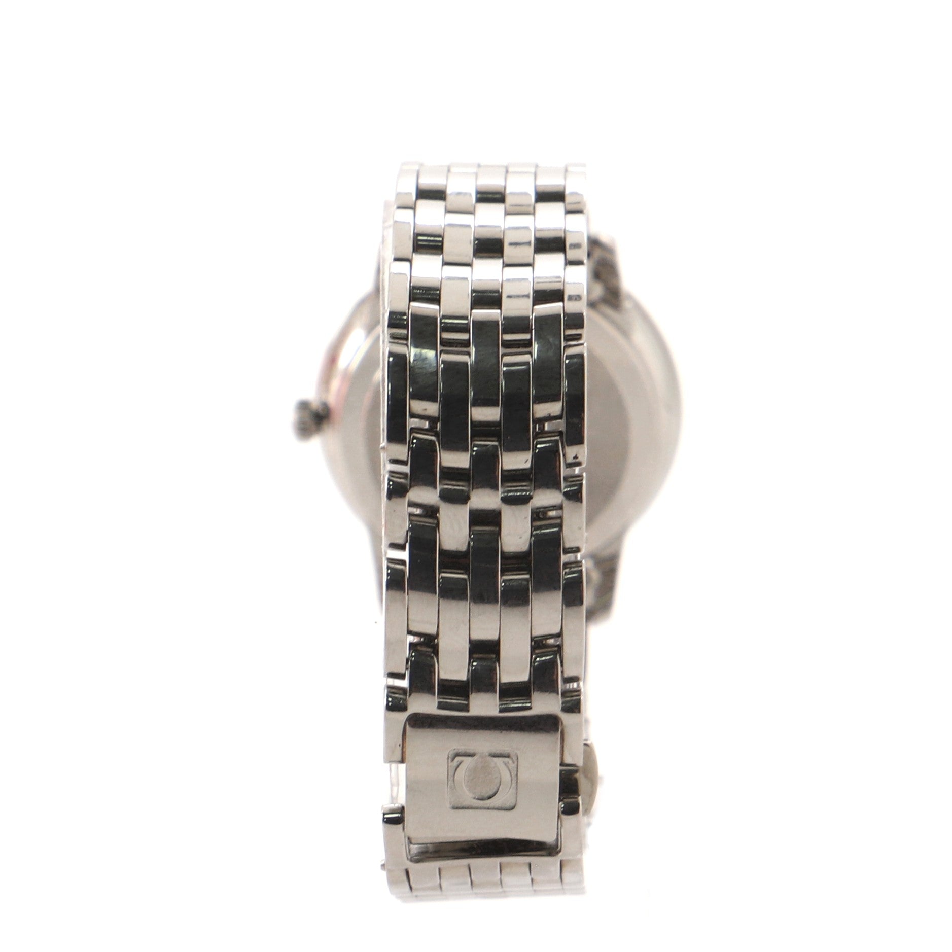Omega De Ville Prestige Quartz Watch Stainless Steel with Diamond Markers 27