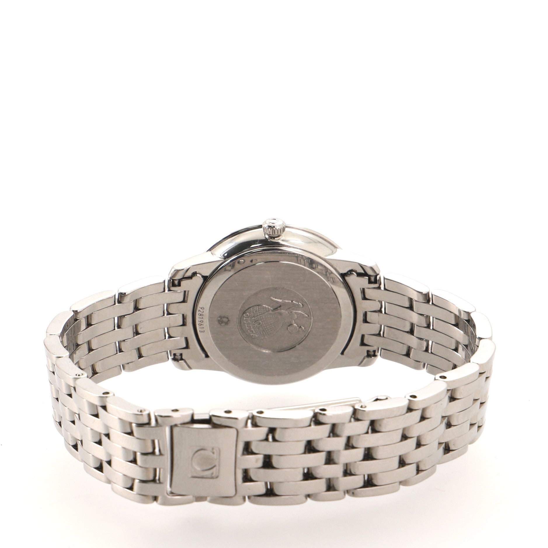 Omega De Ville Prestige Quartz Watch Stainless Steel with Diamond Markers 27