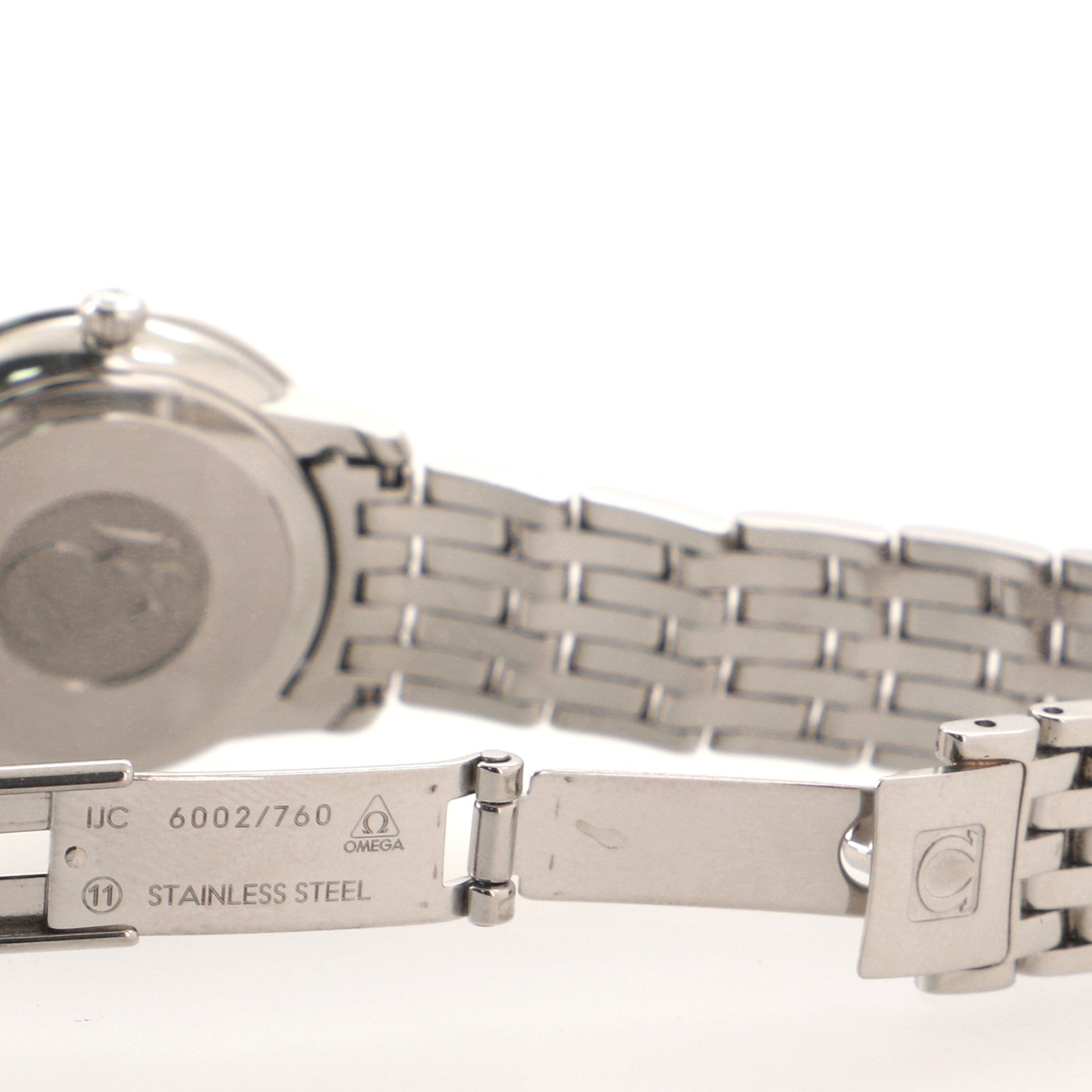 Omega De Ville Prestige Quartz Watch Stainless Steel with Diamond Markers 27