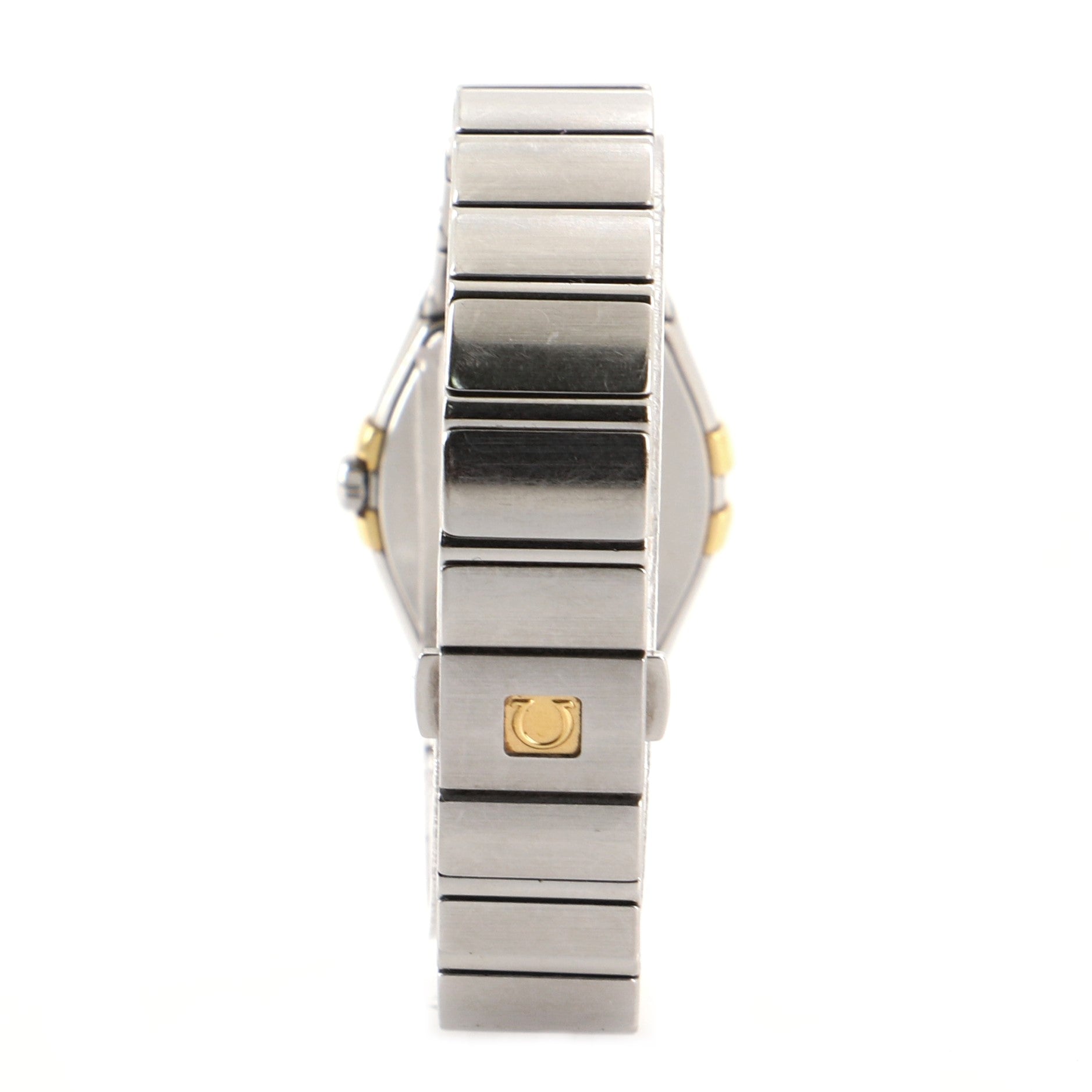Omega Constellation Quartz Watch Stainless Steel and Yellow Gold with Diamond Markers 24