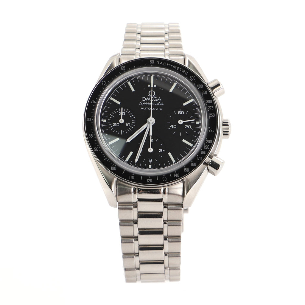 Omega Speedmaster Reduced Chronograph Automatic Watch Stainless Steel 37