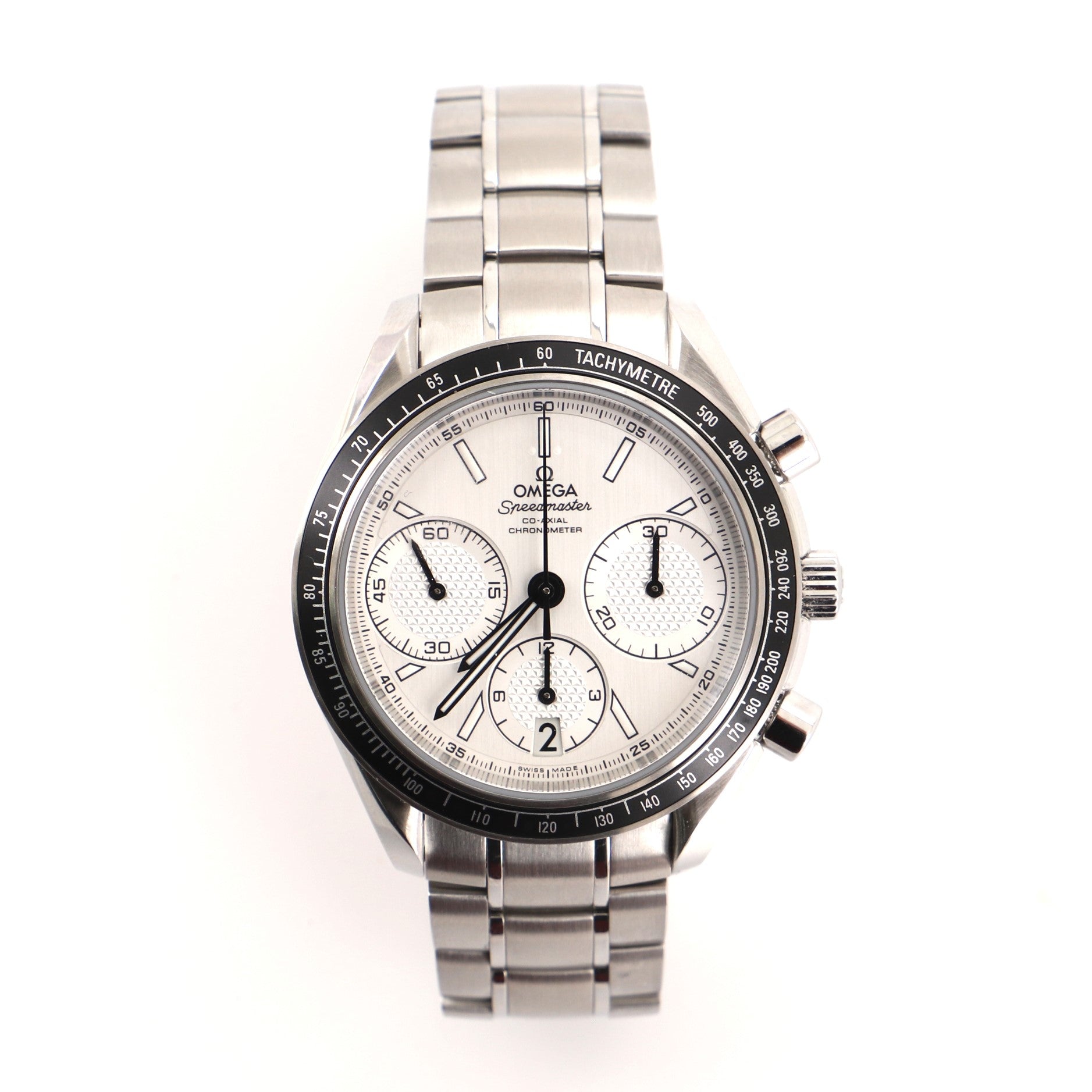 Omega Speedmaster Racing Co-Axial Chronograph Automatic Watch Stainless Steel 40