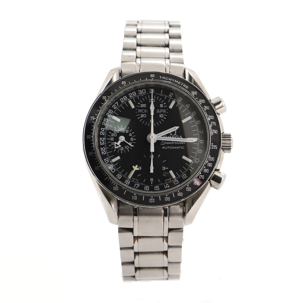 Omega Speedmaster Day-Date Chronograph Automatic Watch Stainless Steel 39