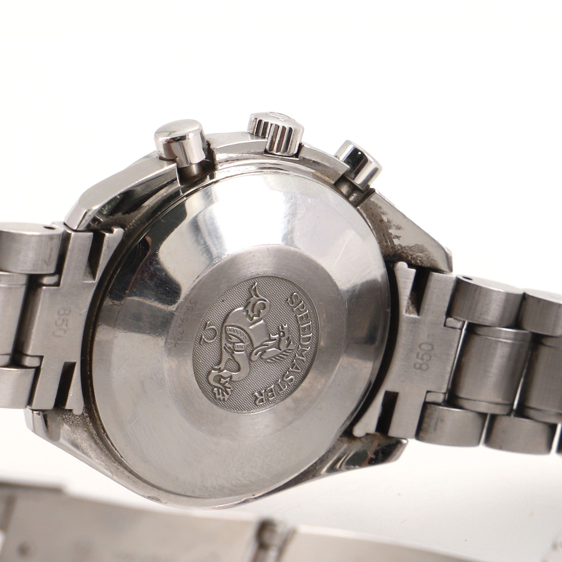 Omega Speedmaster Day-Date Chronograph Automatic Watch Stainless Steel 39