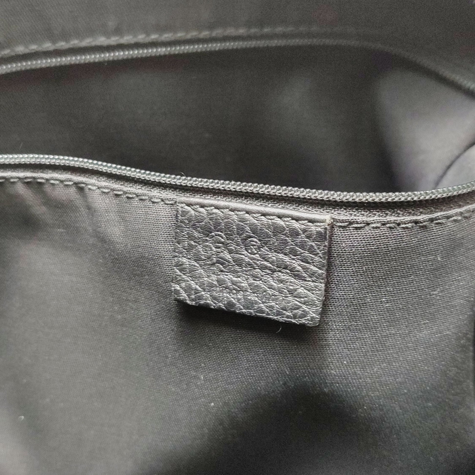 Gucci Abbey Leather and Nylon GG Monogram D-Ring Shoulder Bag 250501781174265