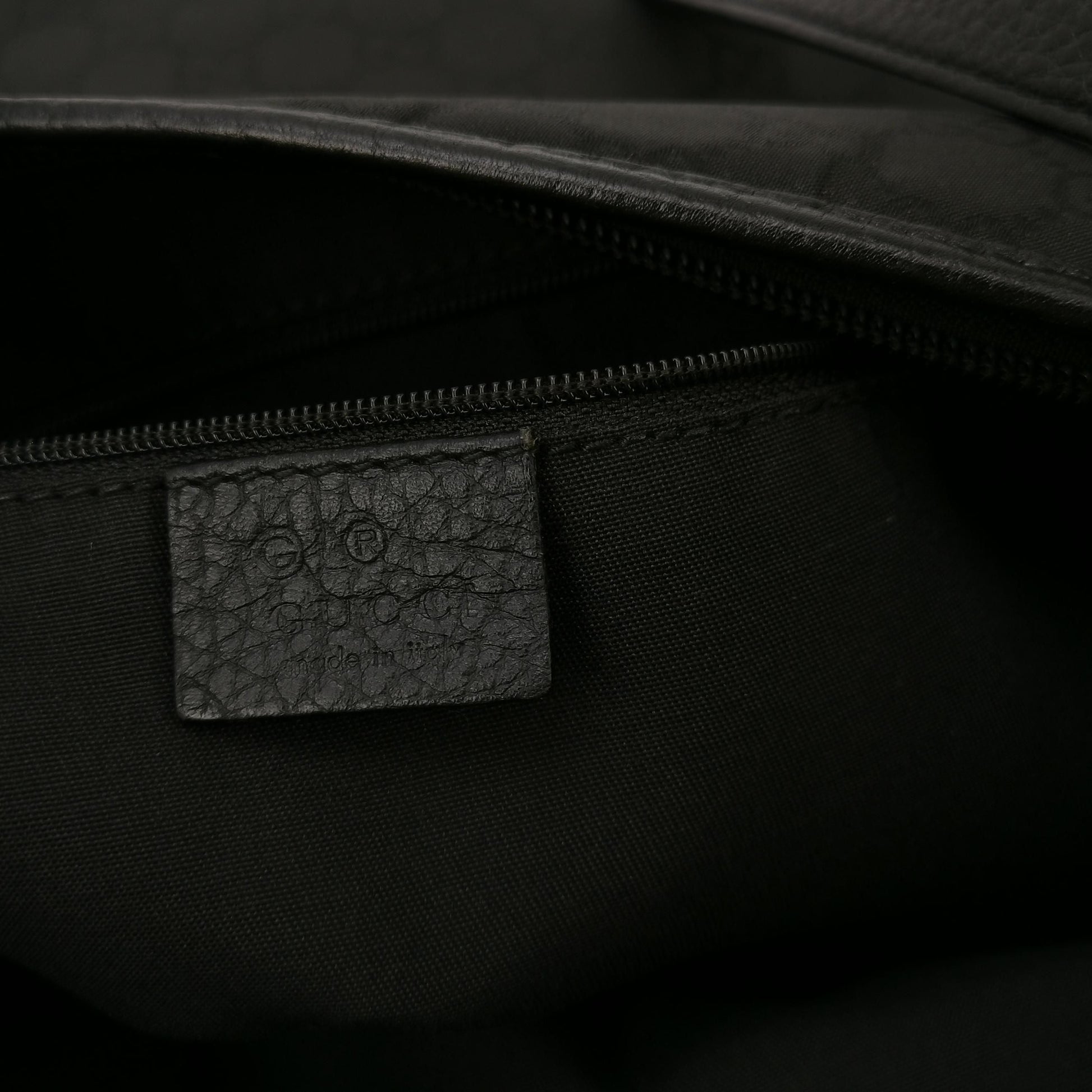 Gucci Abbey Leather and Nylon GG Monogram D-Ring Shoulder Bag 250501781174265