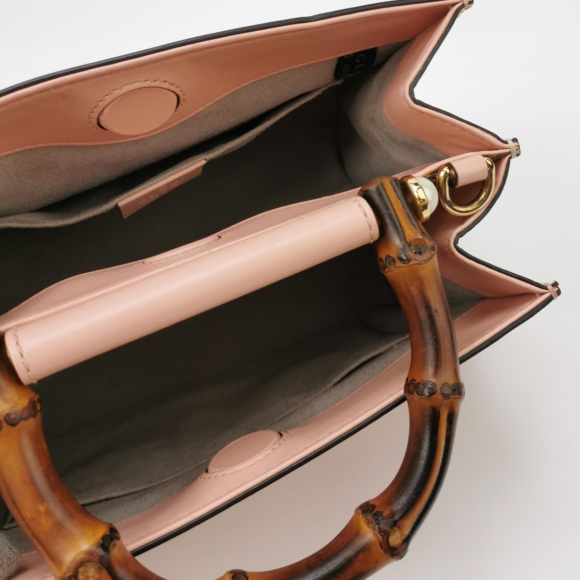 Gucci Nymphaea Bamboo Top Handle Bag 250424781163237