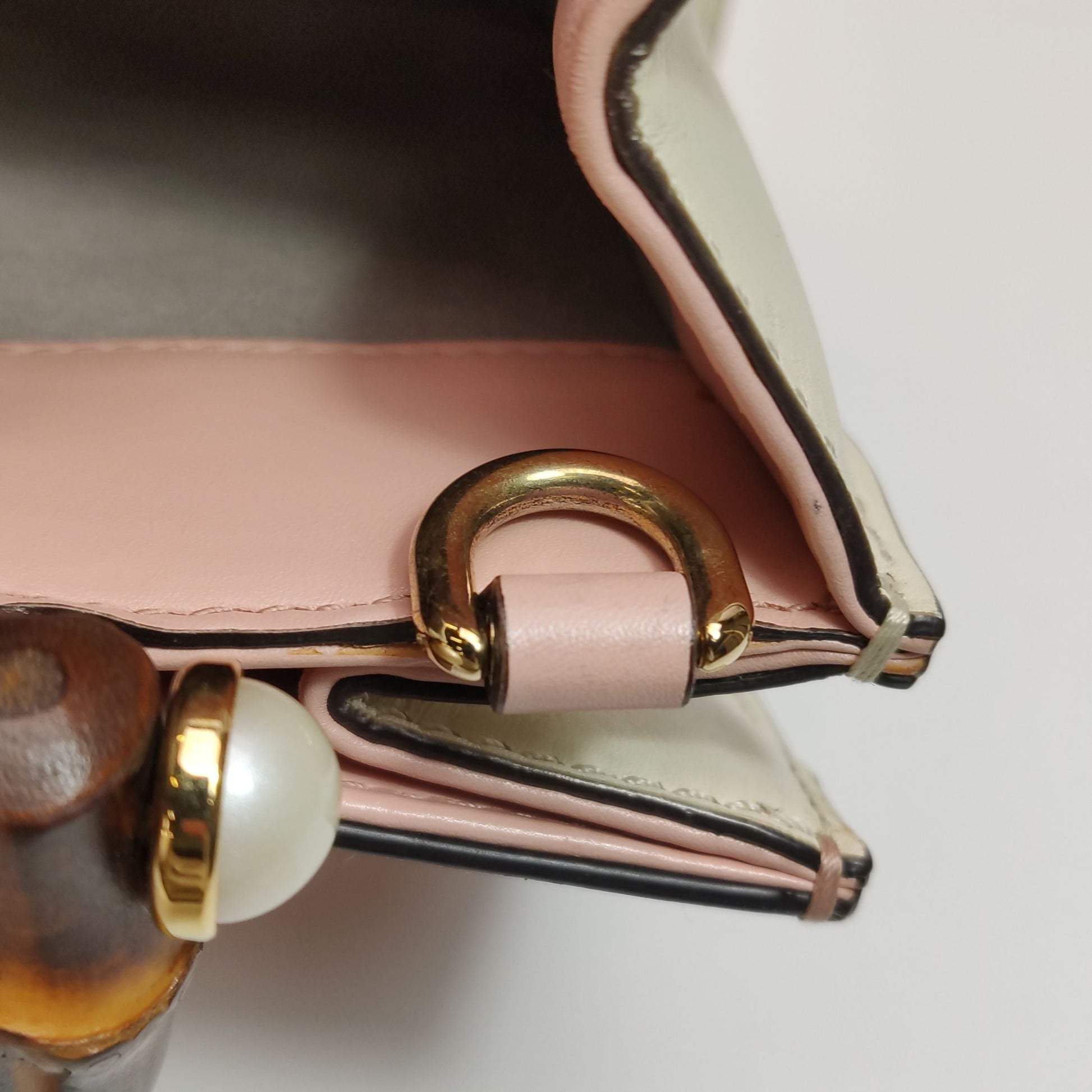 Gucci Nymphaea Bamboo Top Handle Bag 250424781163237