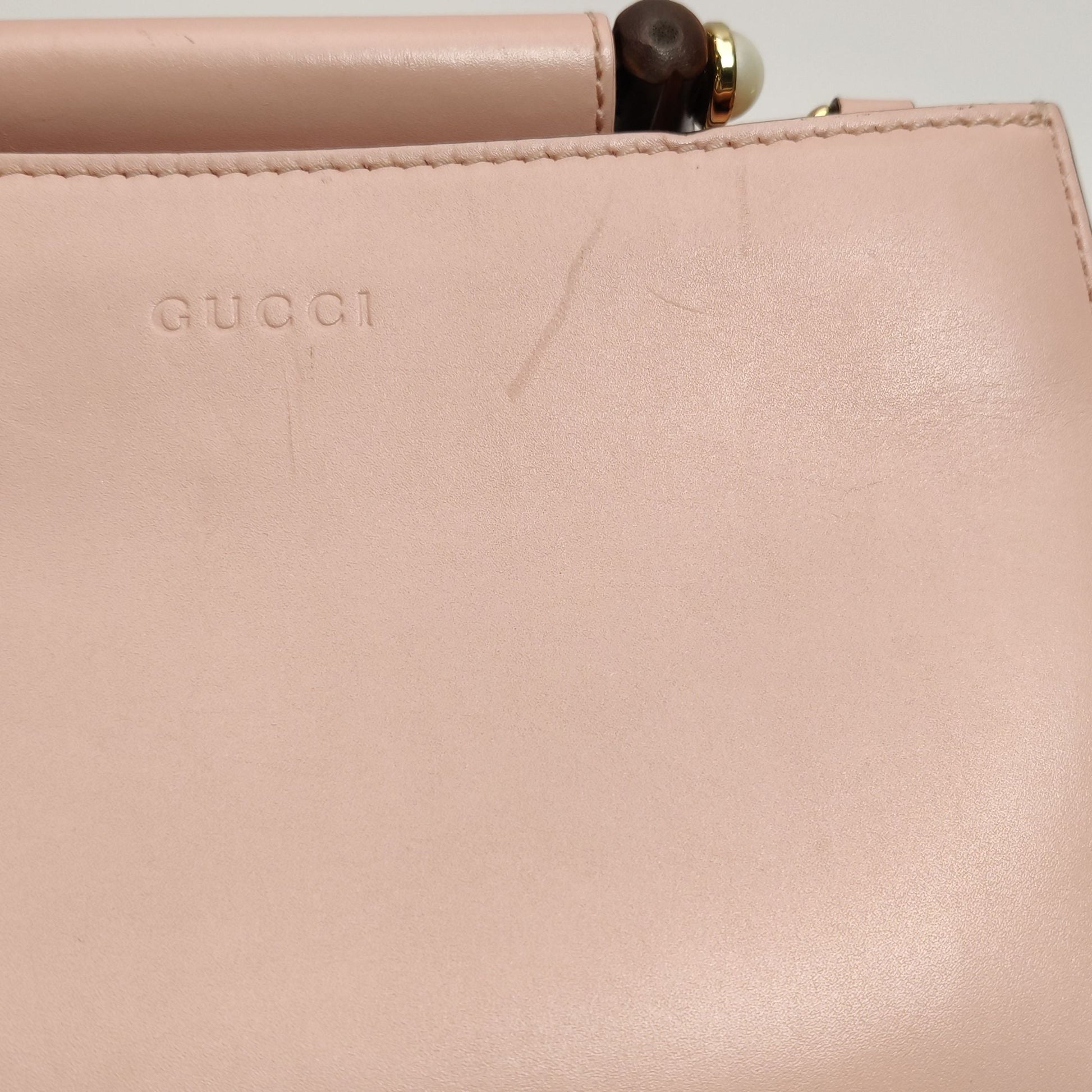 Gucci Nymphaea Bamboo Top Handle Bag 250424781163237