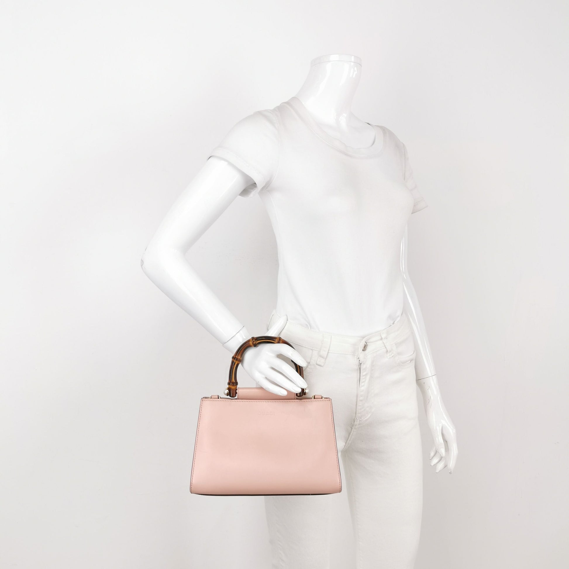 Gucci Nymphaea Bamboo Top Handle Bag 250424781163237