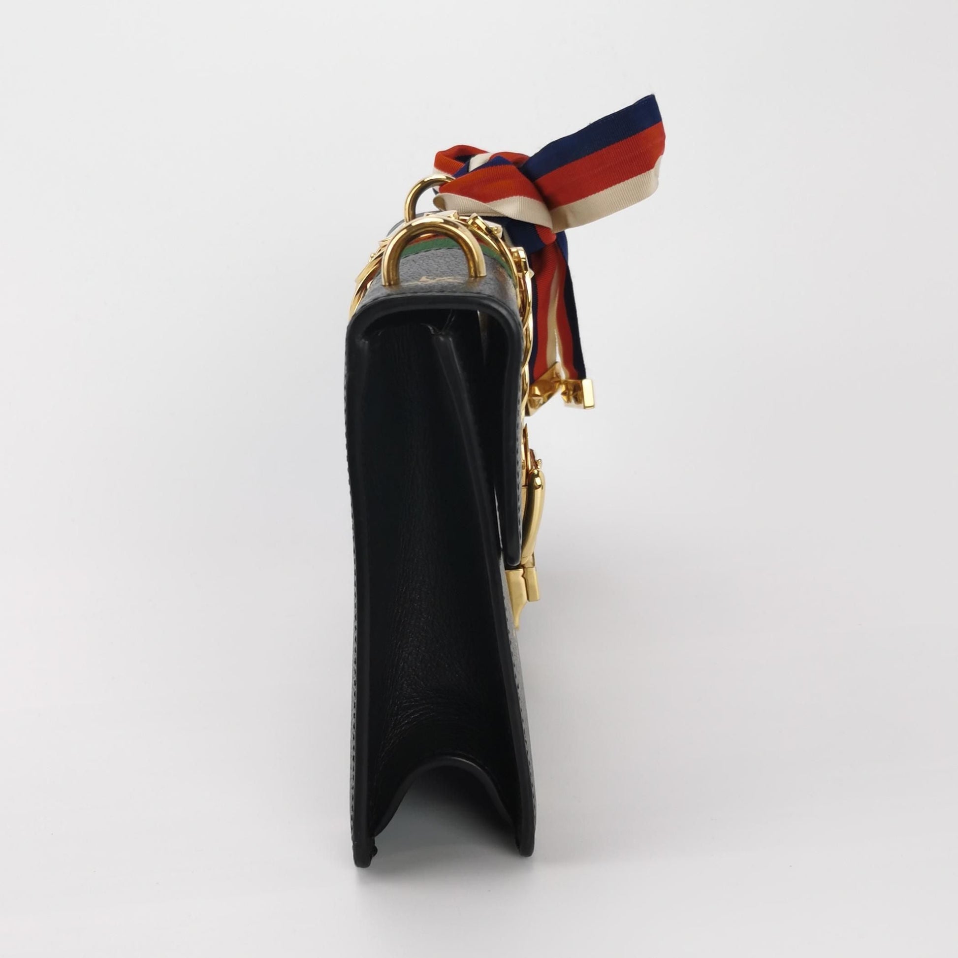 Gucci Sylvie Small Leather Shoulder Bag with Bee and Star Print 250425781164933