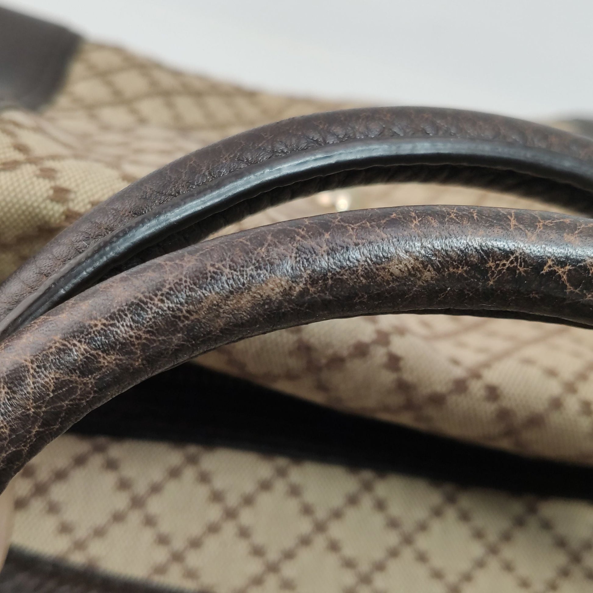 Gucci GG Canvas and Leather Horsebit Hobo Bag 047852700362