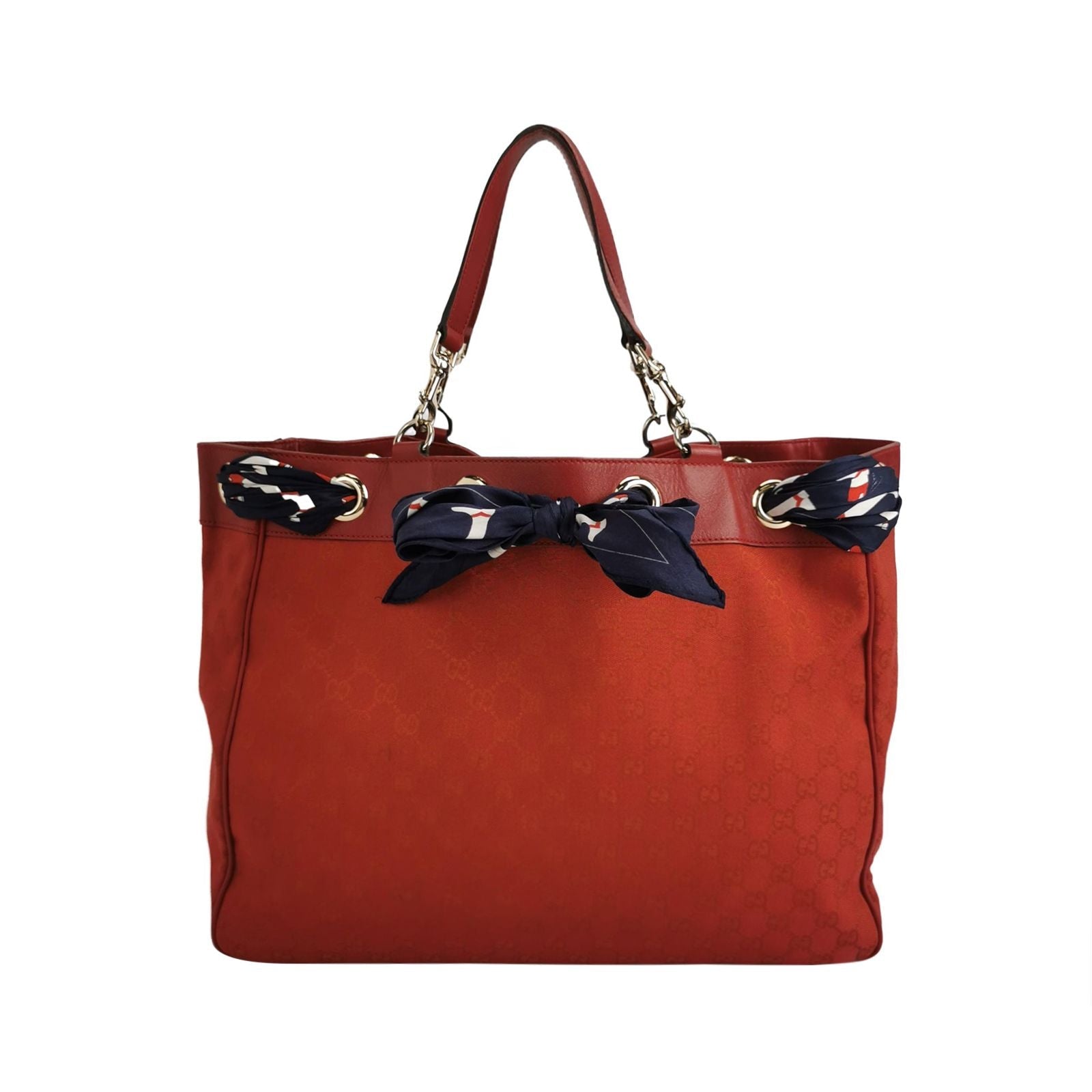 Gucci GG Canvas and Leather Tote Bag 250422781160509