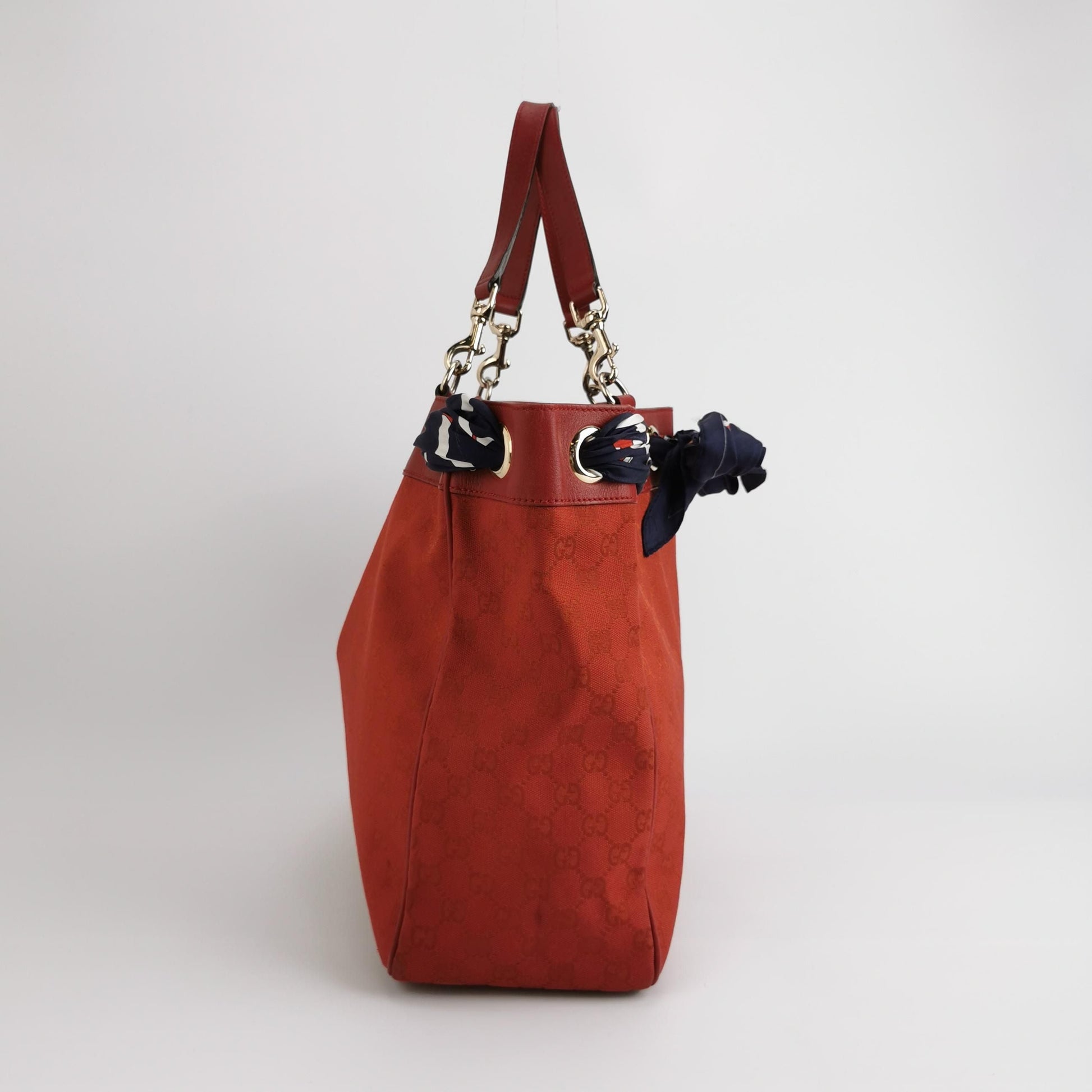 Gucci GG Canvas and Leather Tote Bag 250422781160509