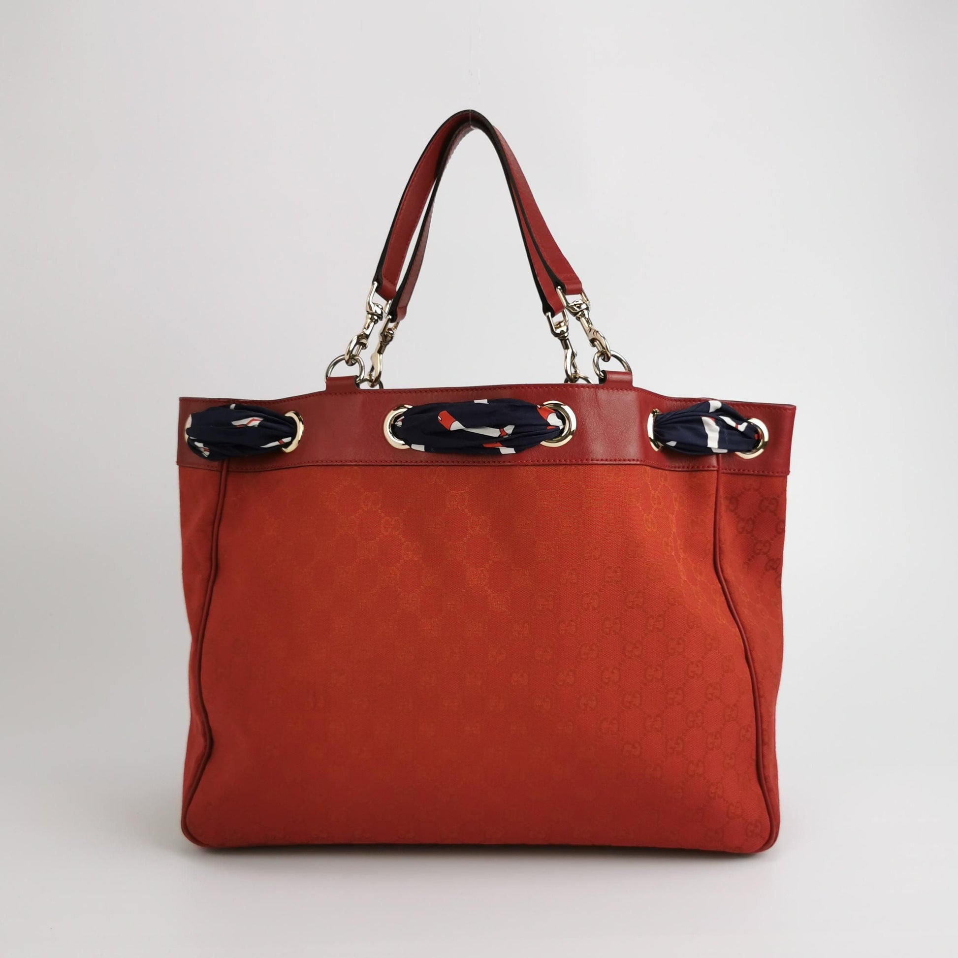 Gucci GG Canvas and Leather Tote Bag 250422781160509