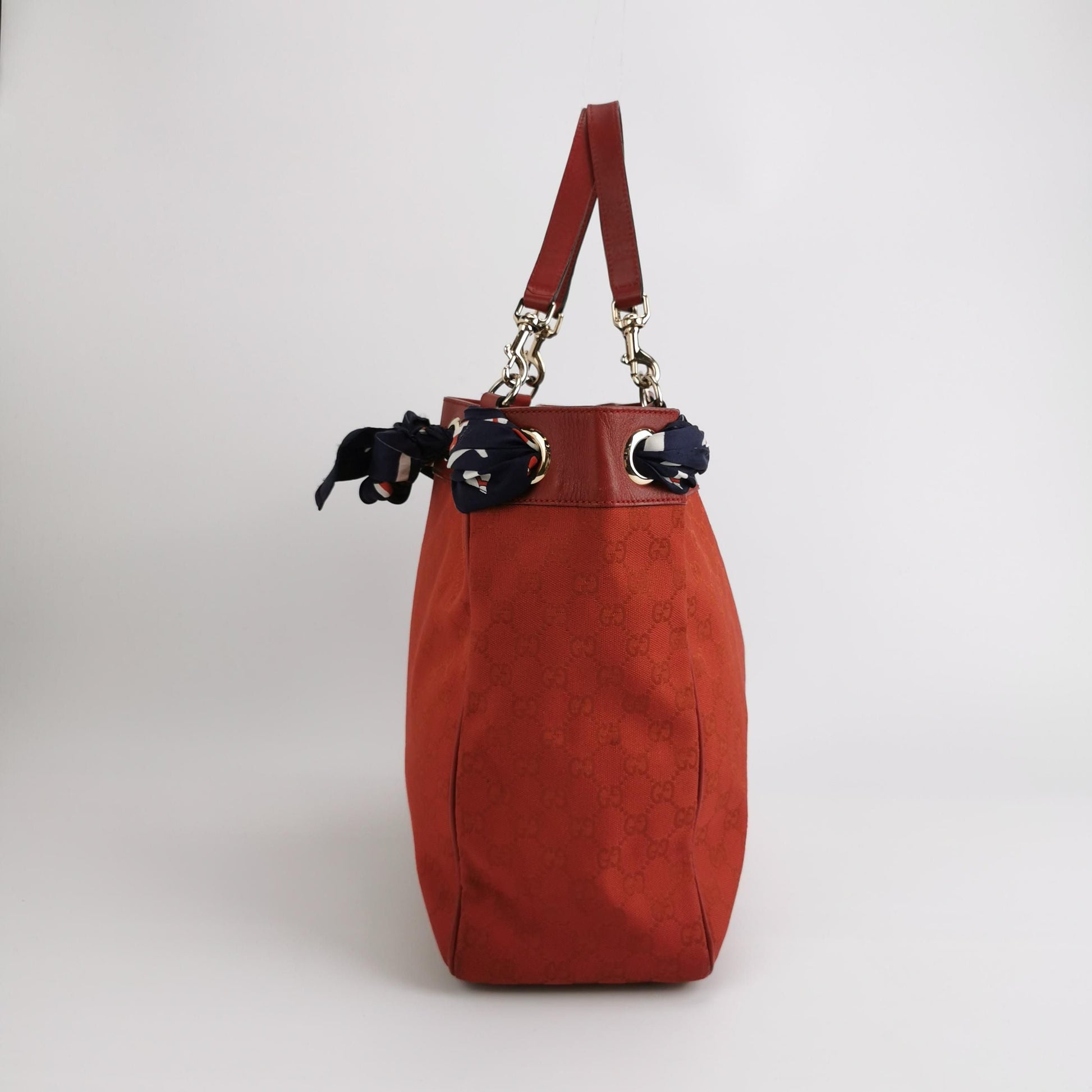 Gucci GG Canvas and Leather Tote Bag 250422781160509