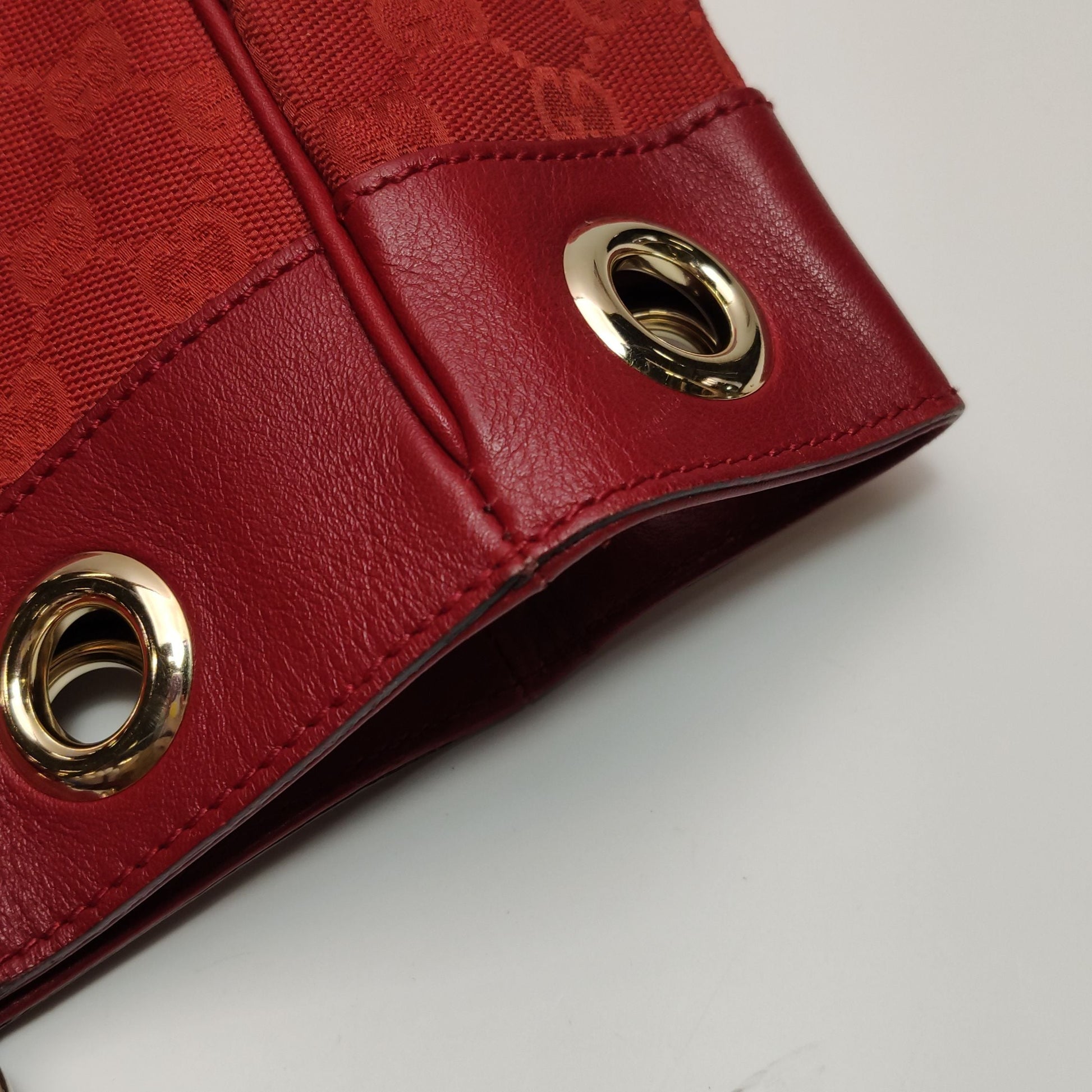 Gucci GG Canvas and Leather Tote Bag 250422781160509