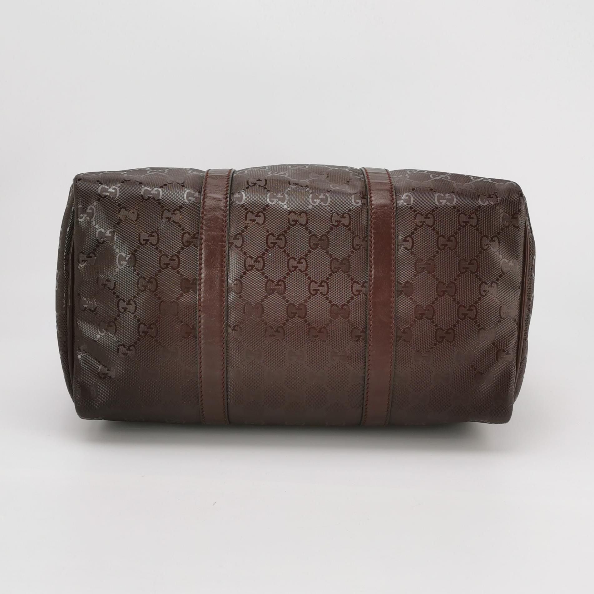 Gucci Leather Monogram Logo Zip Top Handle Bag 250419781155095