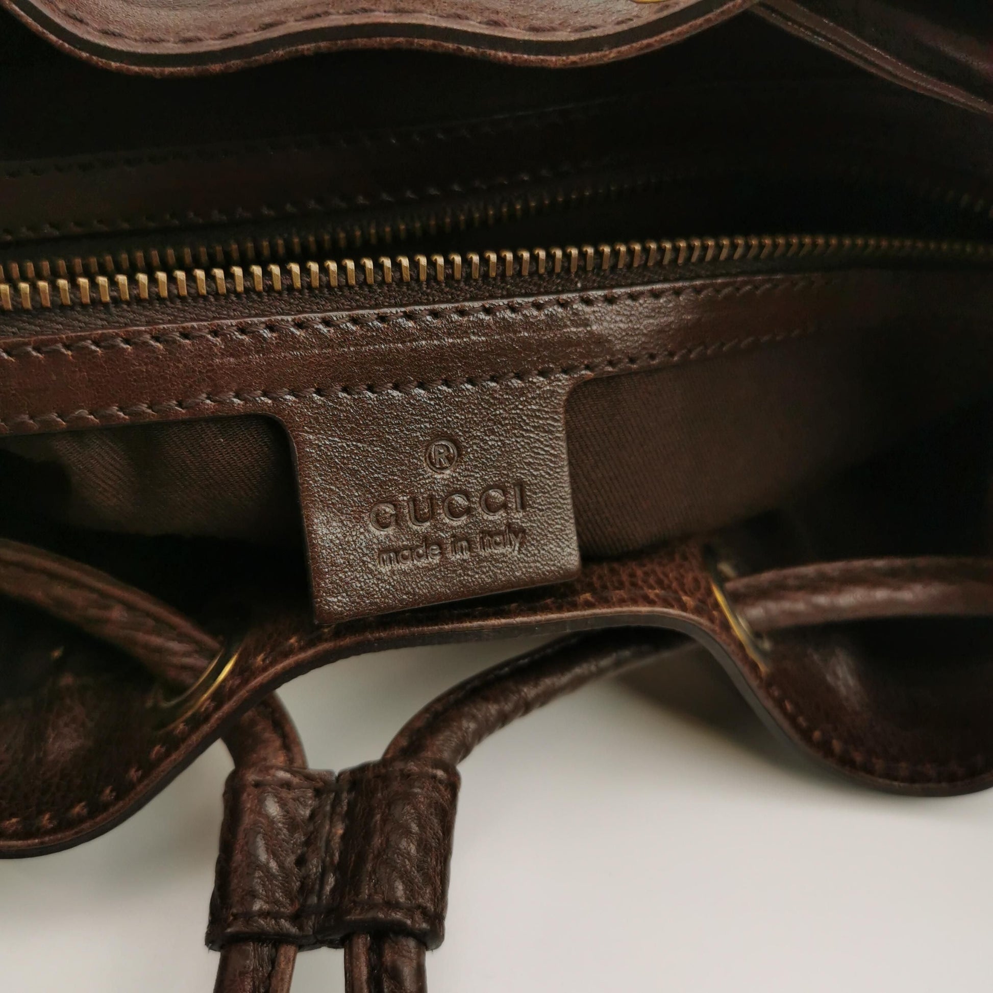 Gucci GG Canvas and Leather Drawstring Shoulder Bag 250418781154516
