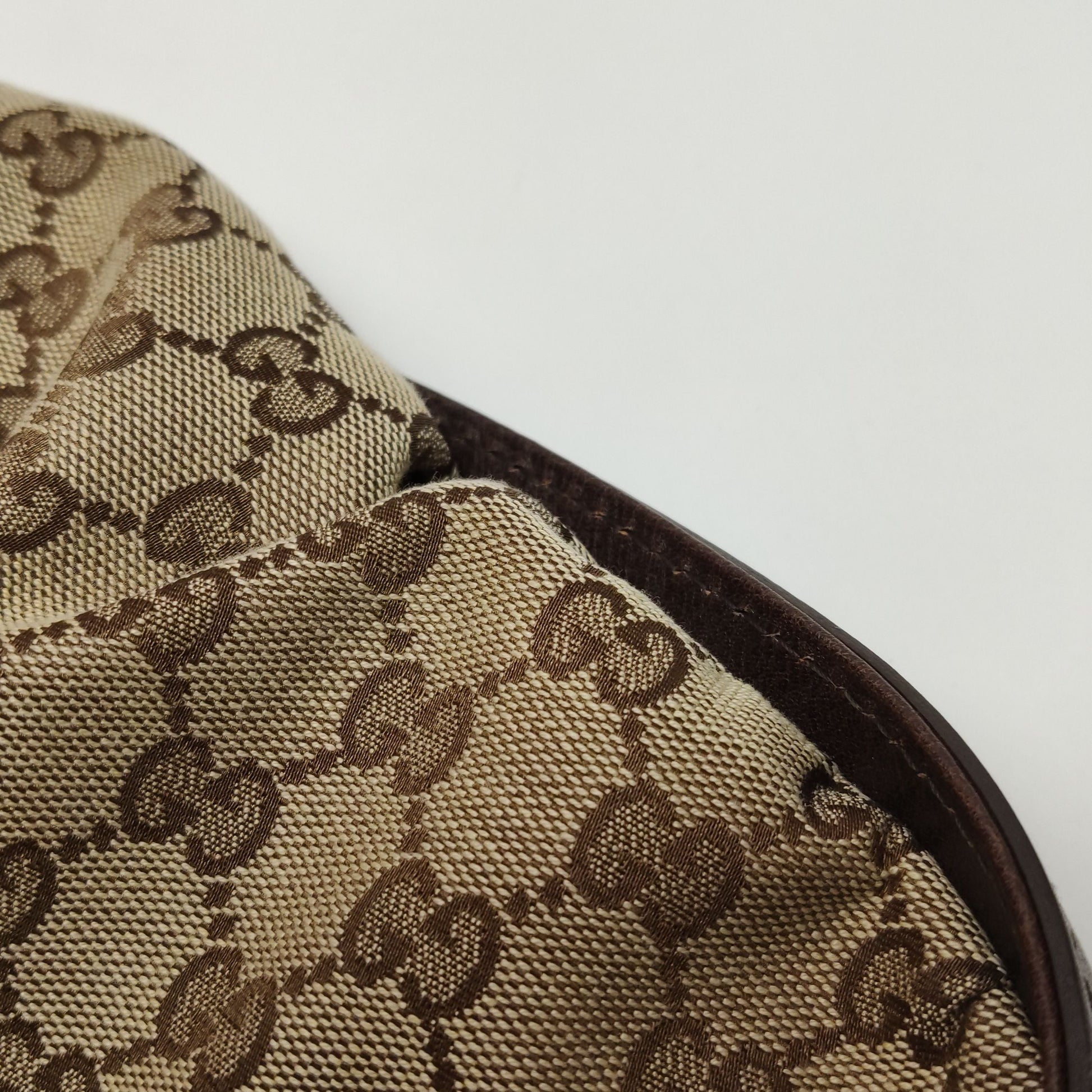 Gucci GG Canvas and Leather Drawstring Shoulder Bag 250418781154516