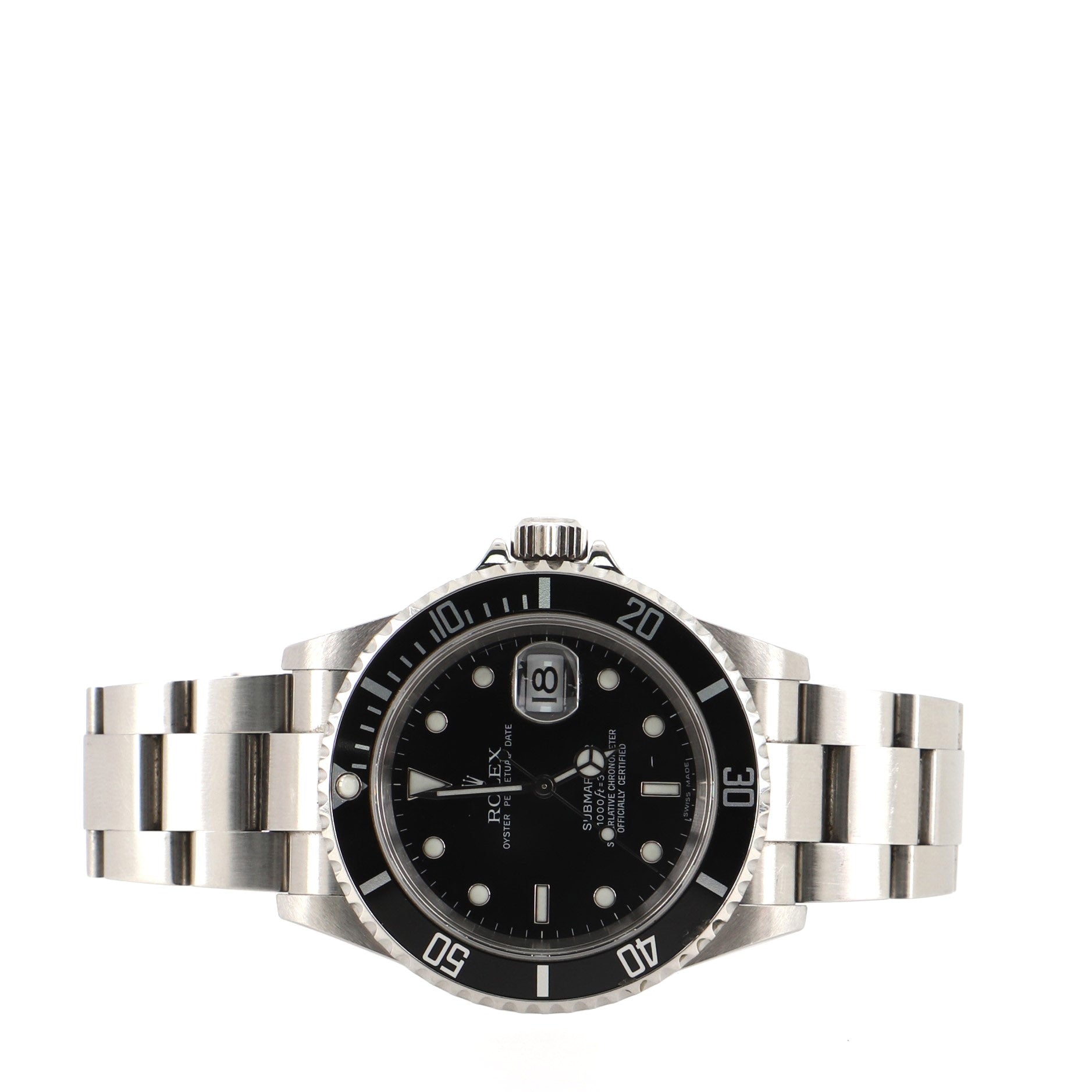 Rolex Oyster Perpetual Submariner Date Automatic Watch Stainless Steel 40