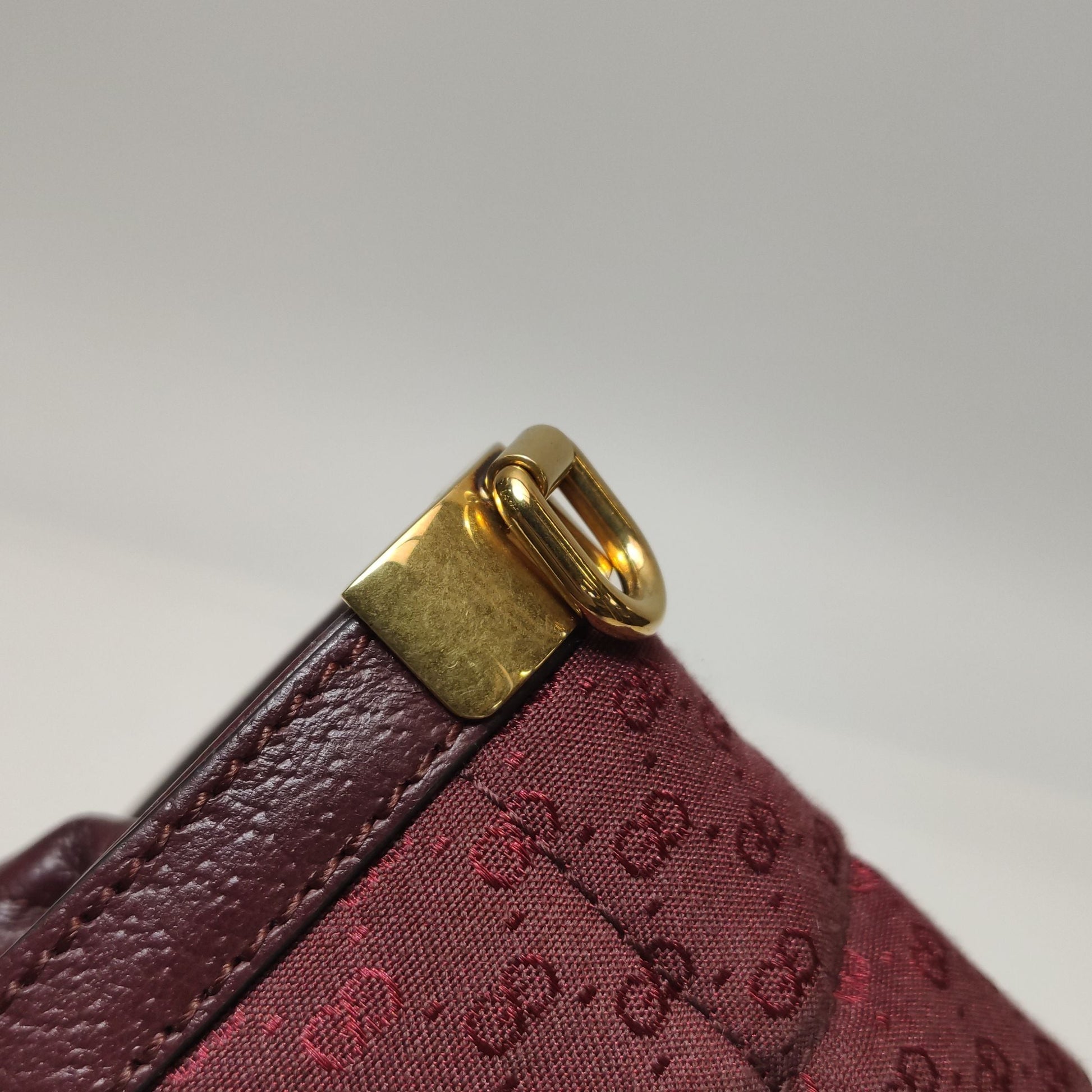 Gucci Quilted GG Logo Drawstring Crossbody Bag 047852700582