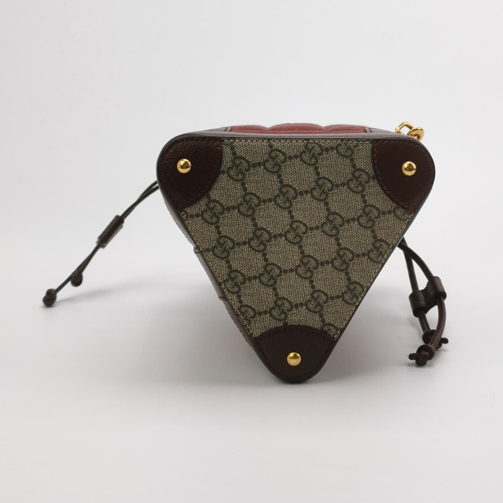 Gucci Quilted GG Logo Drawstring Crossbody Bag 047852700582