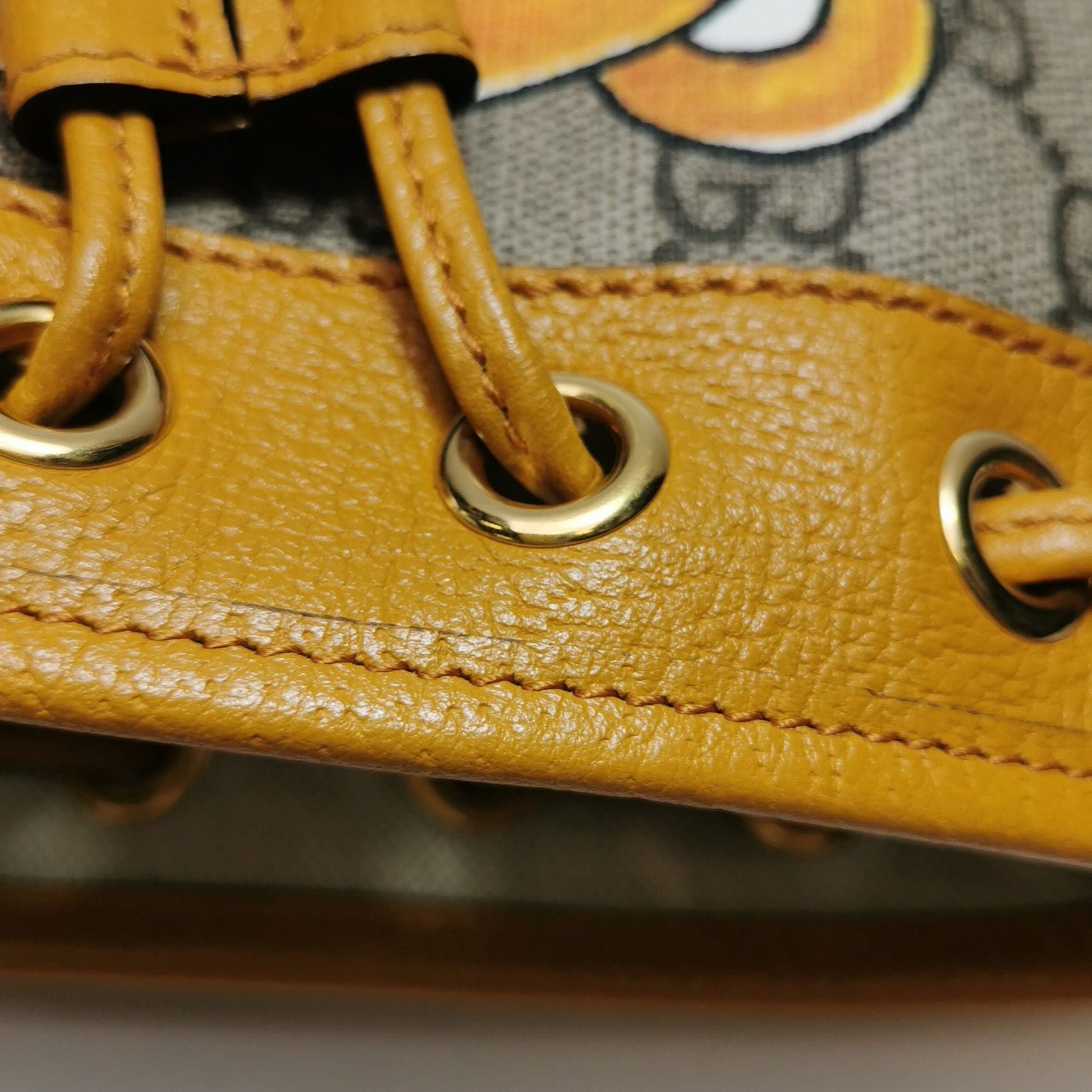 Gucci Ophidia Leather Monogram Drawstring Crossbody Bag 057850700643