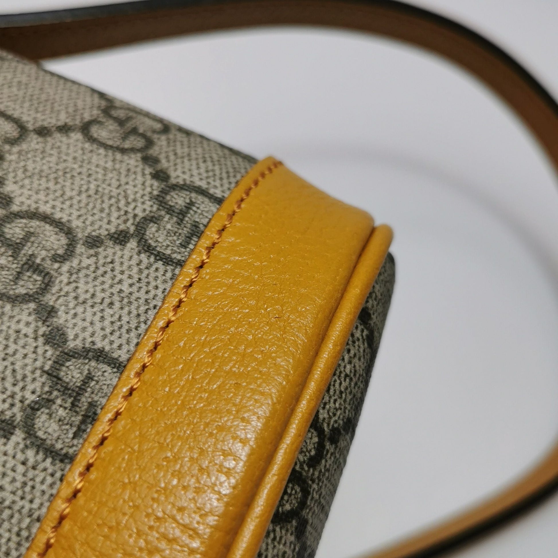 Gucci Ophidia Leather Monogram Drawstring Crossbody Bag 057850700643