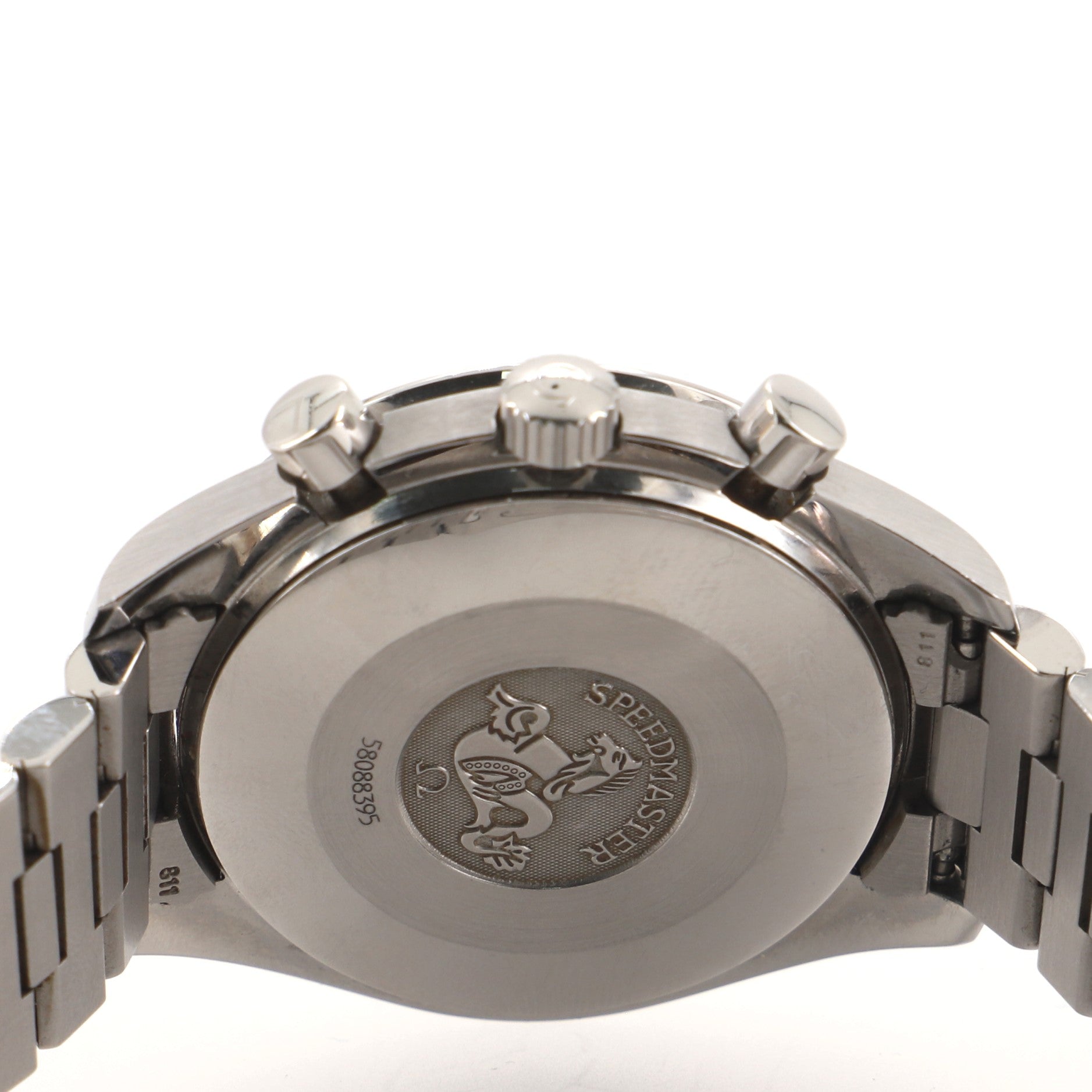 Omega Speedmaster Reduced Chronograph Automatic Watch Stainless Steel with Mother of Pearl 39