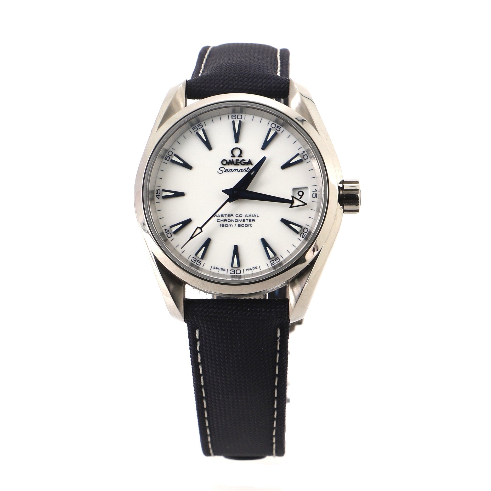 Omega Seamaster Aqua Terra 150M Co-Axial Master Chronometer Automatic Watch Titanium with Textile 39