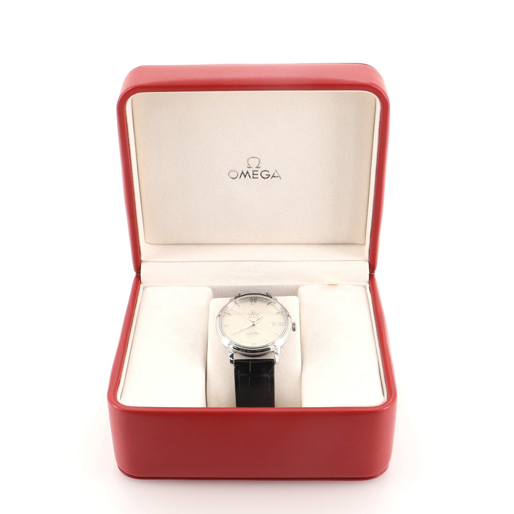 Omega De Ville Prestige Co-Axial Chronometer Automatic Watch Stainless Steel with Leather 39