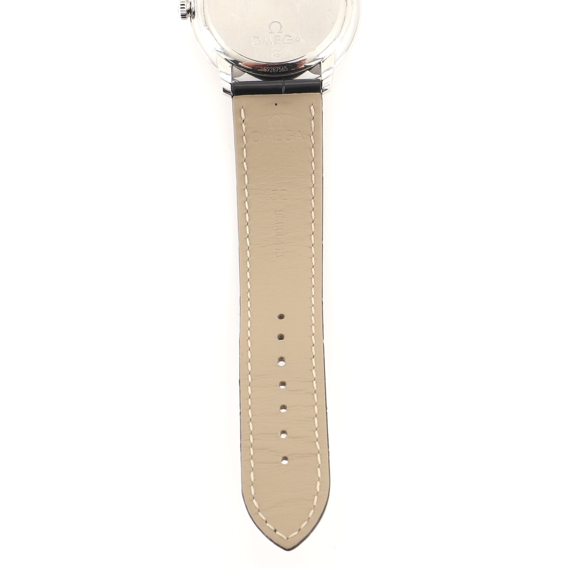 Omega De Ville Prestige Co-Axial Chronometer Automatic Watch Stainless Steel with Leather 39