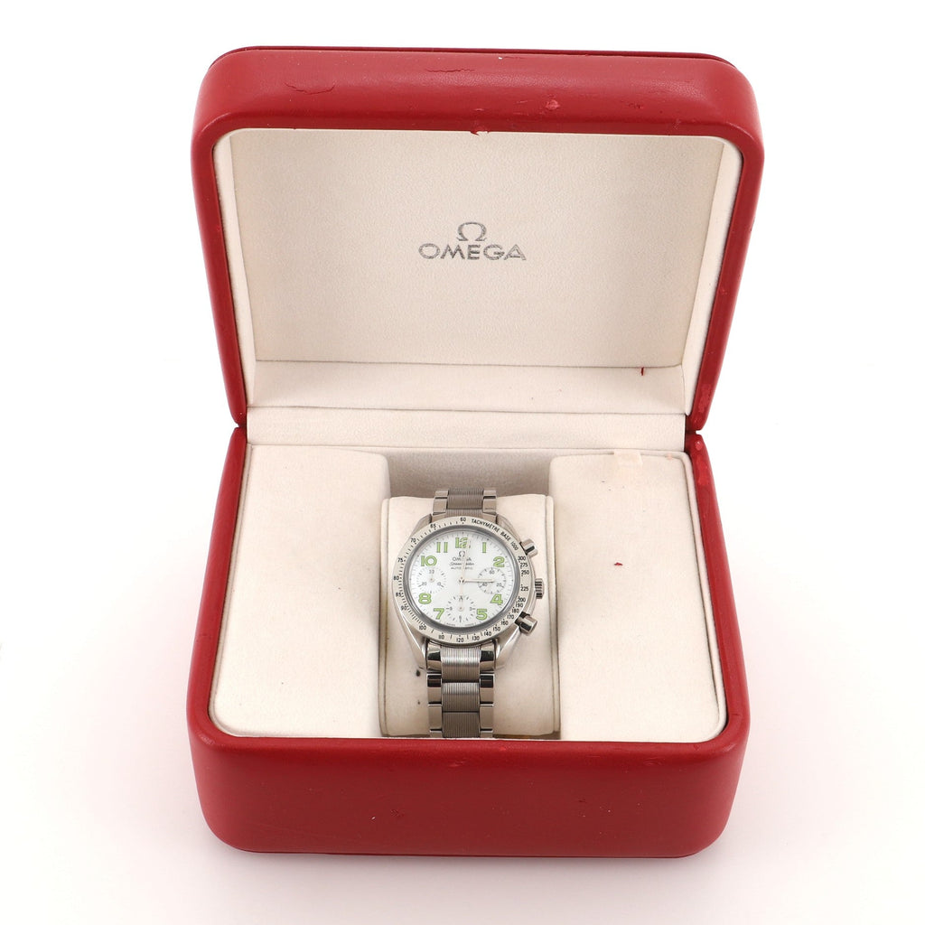 Omega Speedmaster Reduced Chronograph Automatic Watch Stainless Steel with Mother of Pearl 39