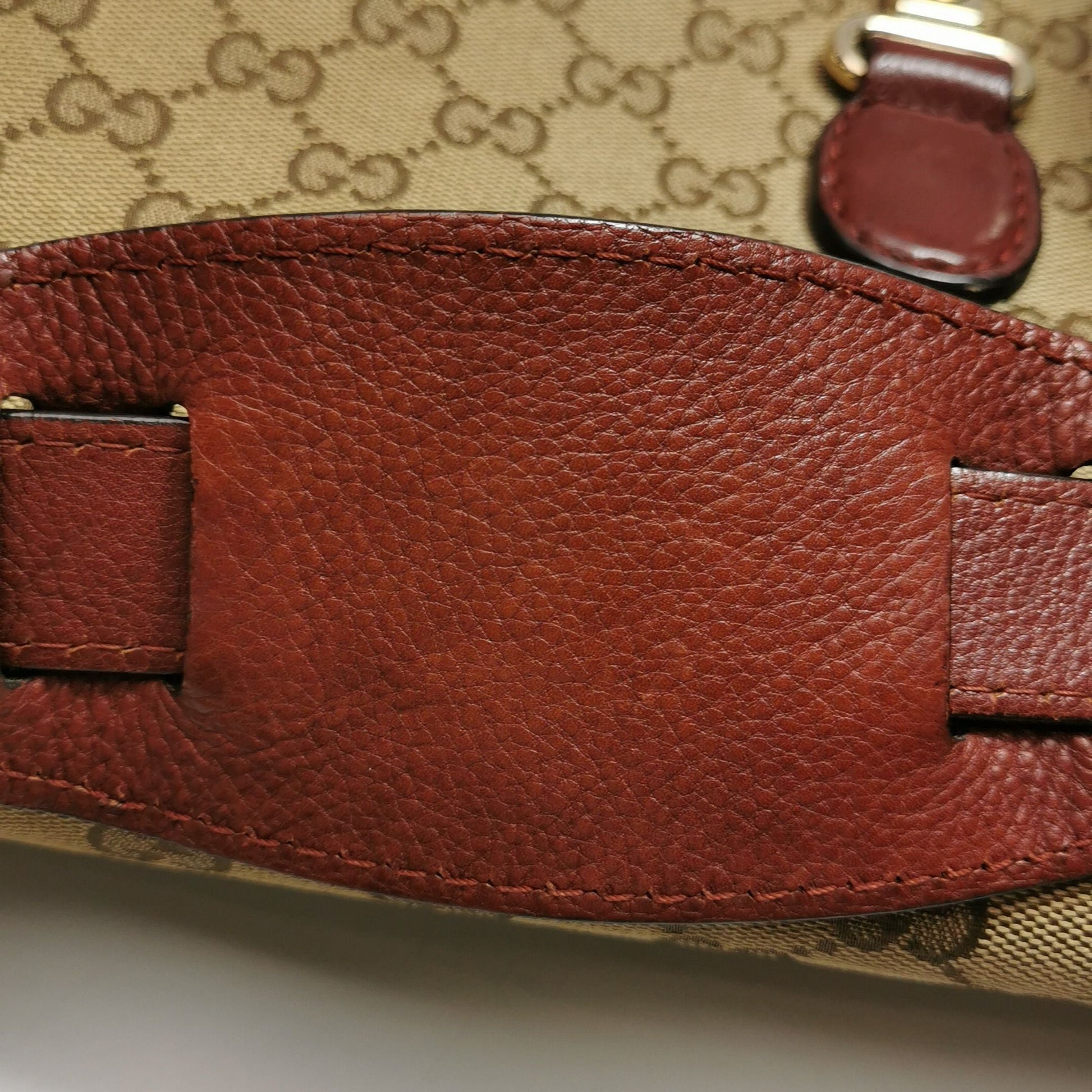 Gucci Leather Canvas Fringe Crossbody Bag 250606781225208